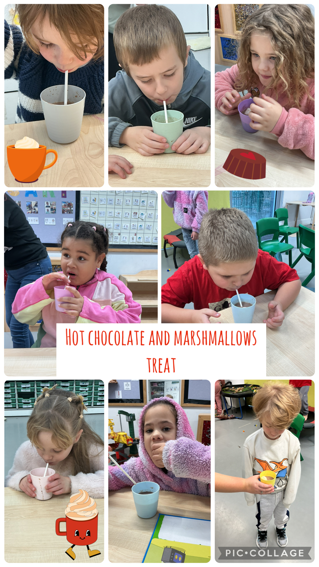 Image of Hot chocolate and marshmallows 