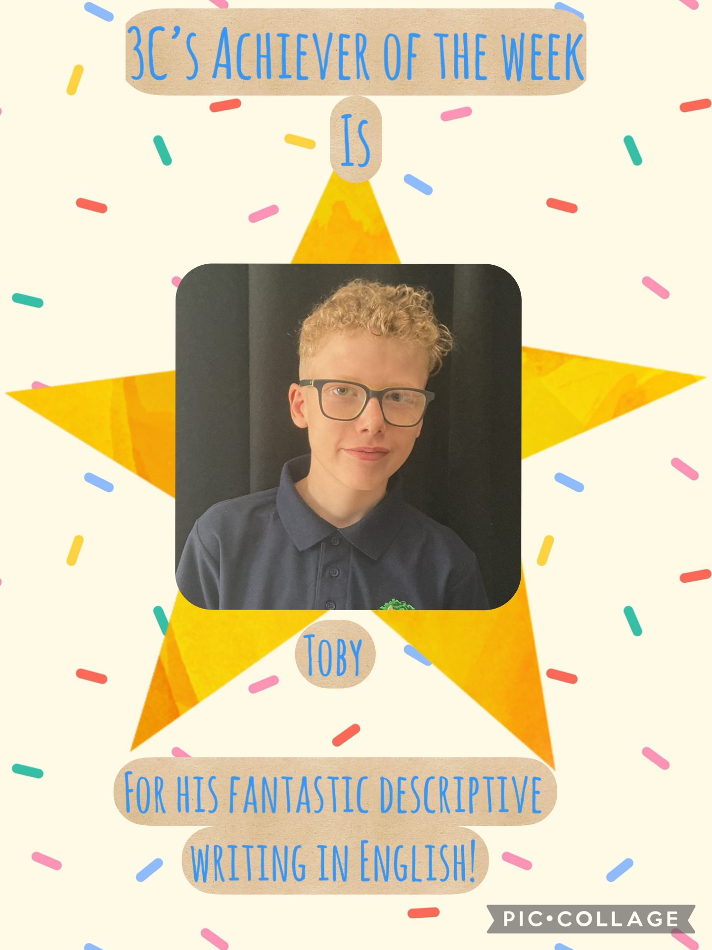 Image of Achiever of the week