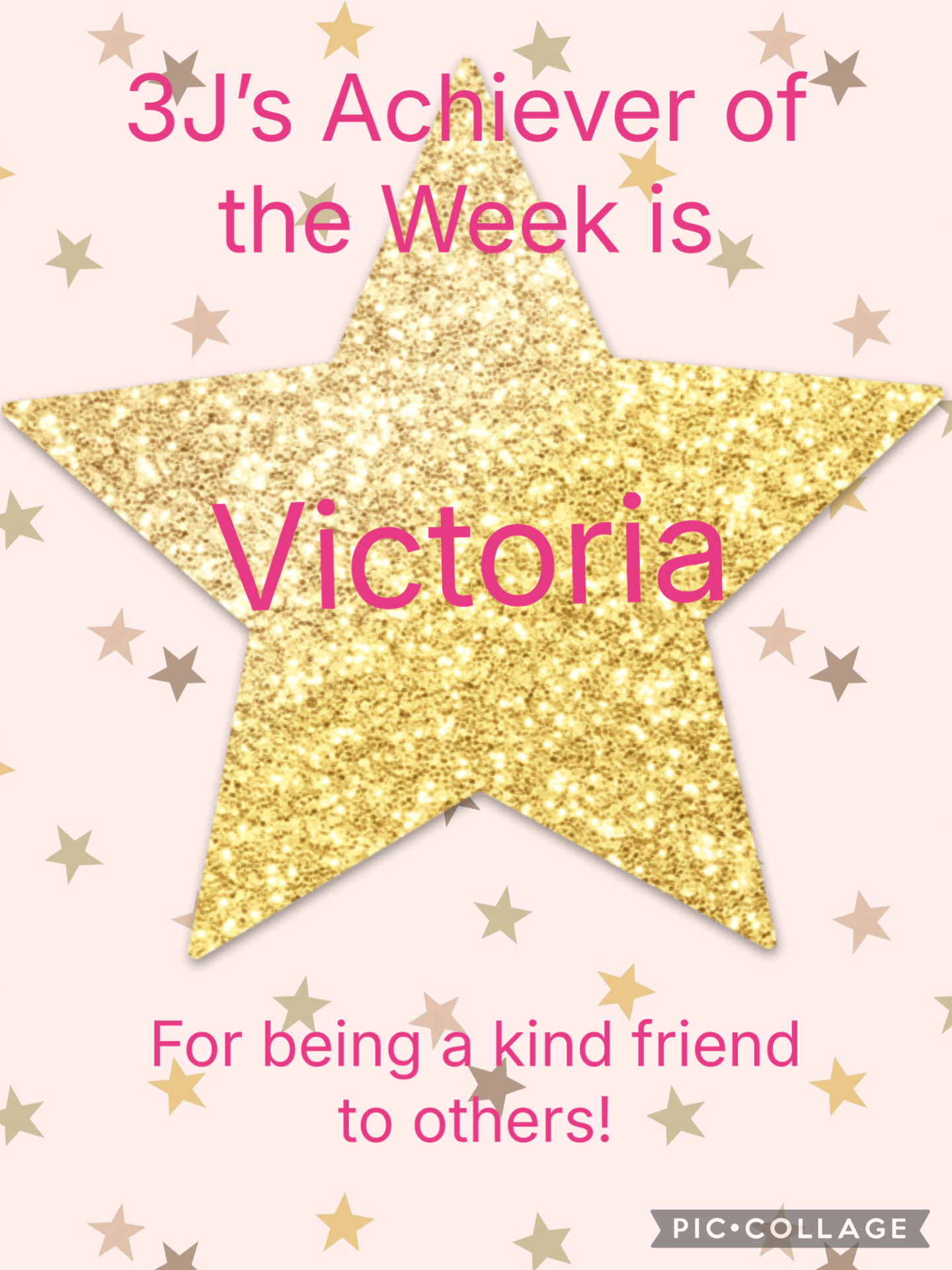 Image of Achiever of the week!