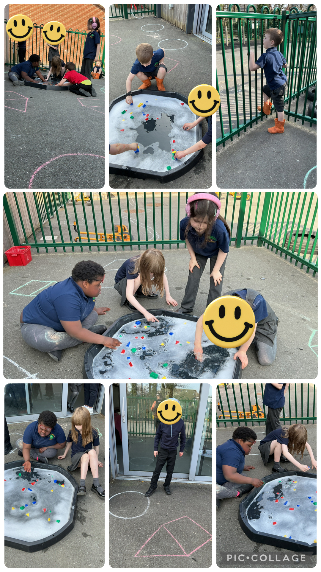 Image of Exploring shapes in water 