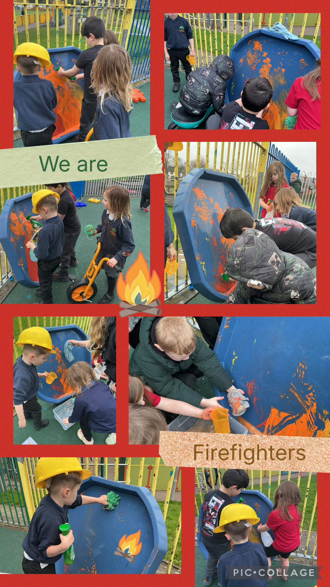 Image of We are firefighters 