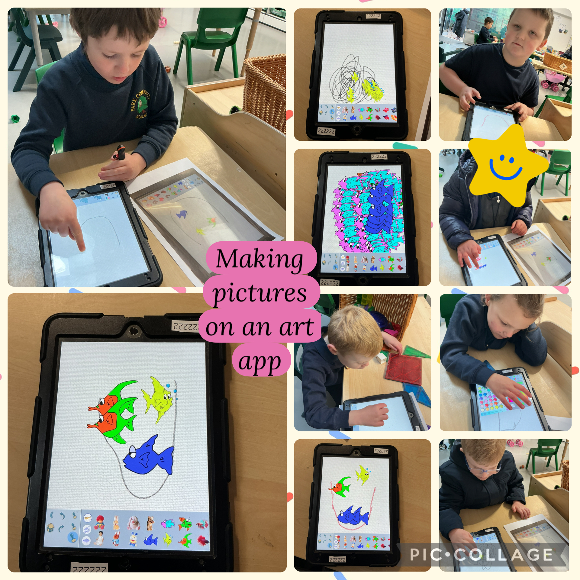 Image of Making art on the IPADS