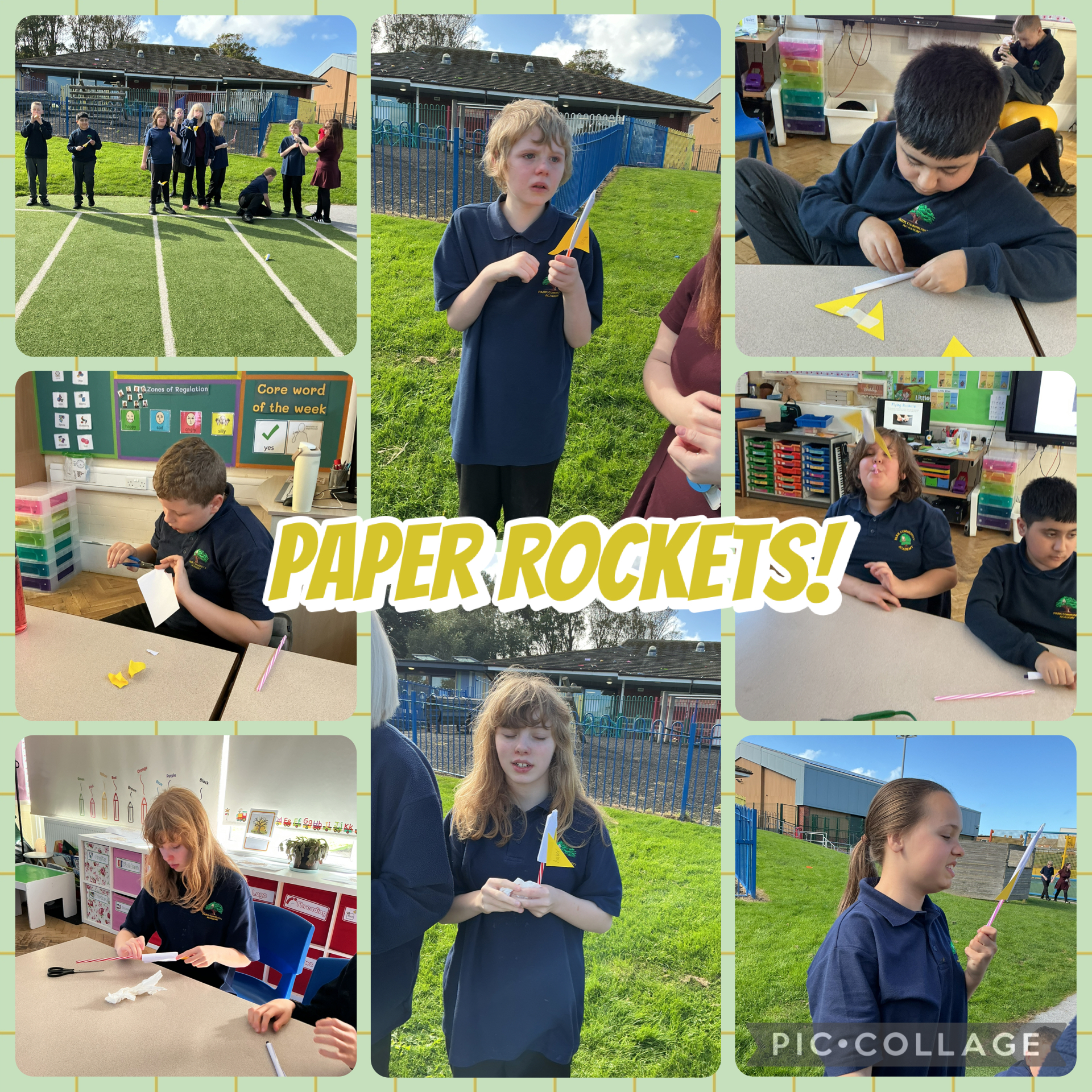 Image of STEM Paper Rockets
