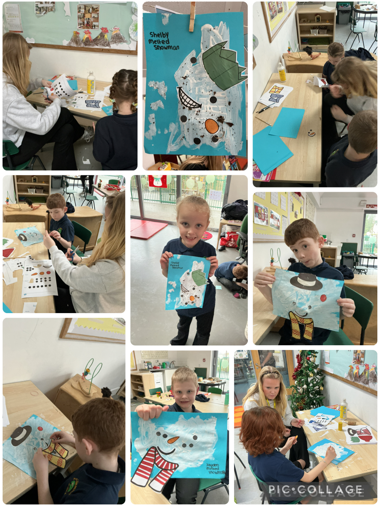 Image of Melted snowman crafts