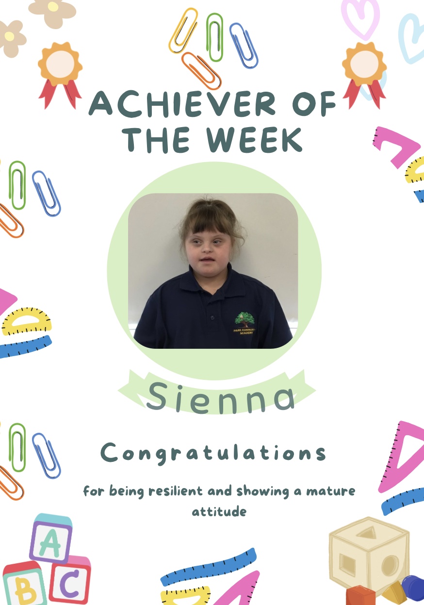 Image of Achiever of the week