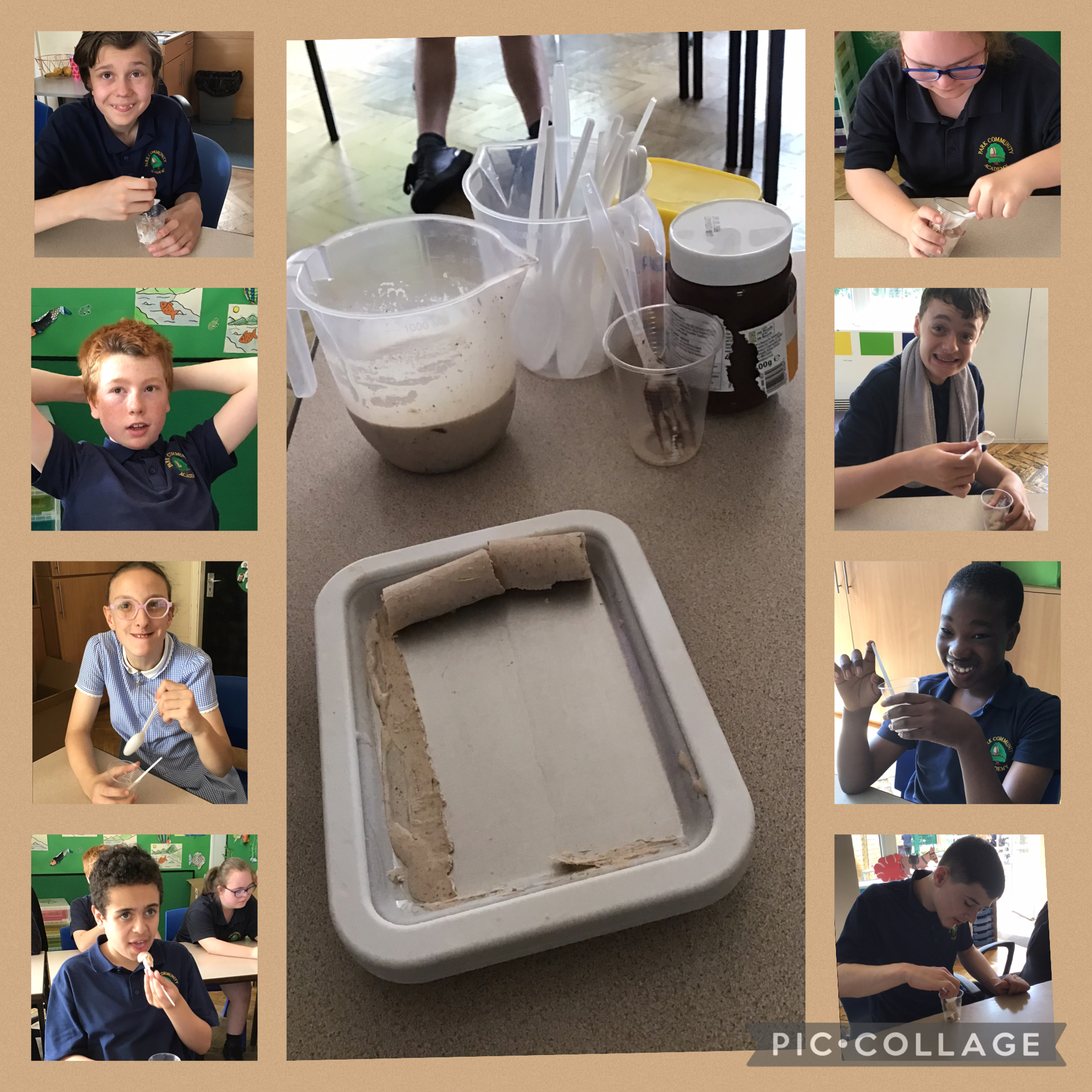 Image of Making ice cream in science ???? 