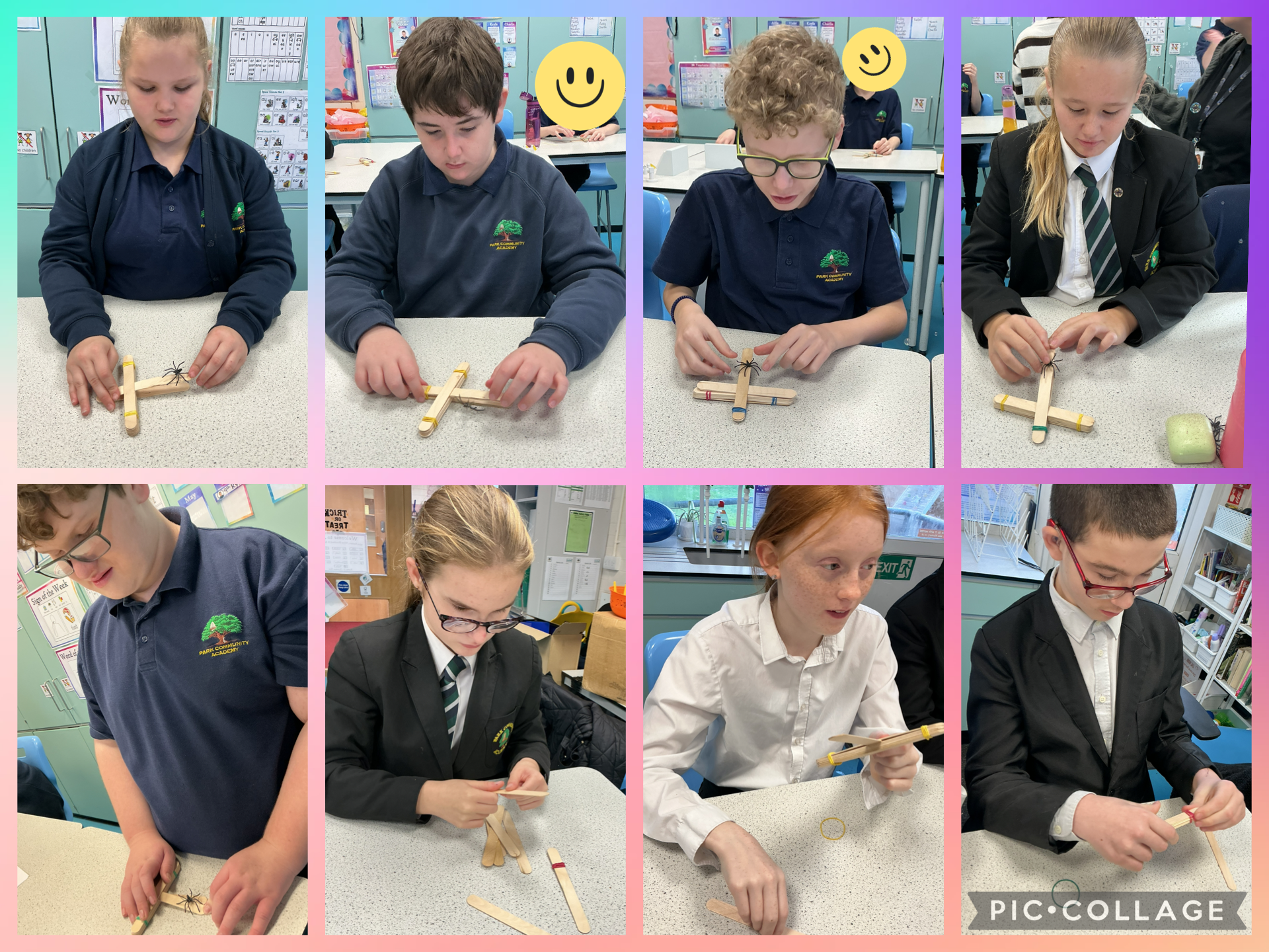Image of Spider catapults!