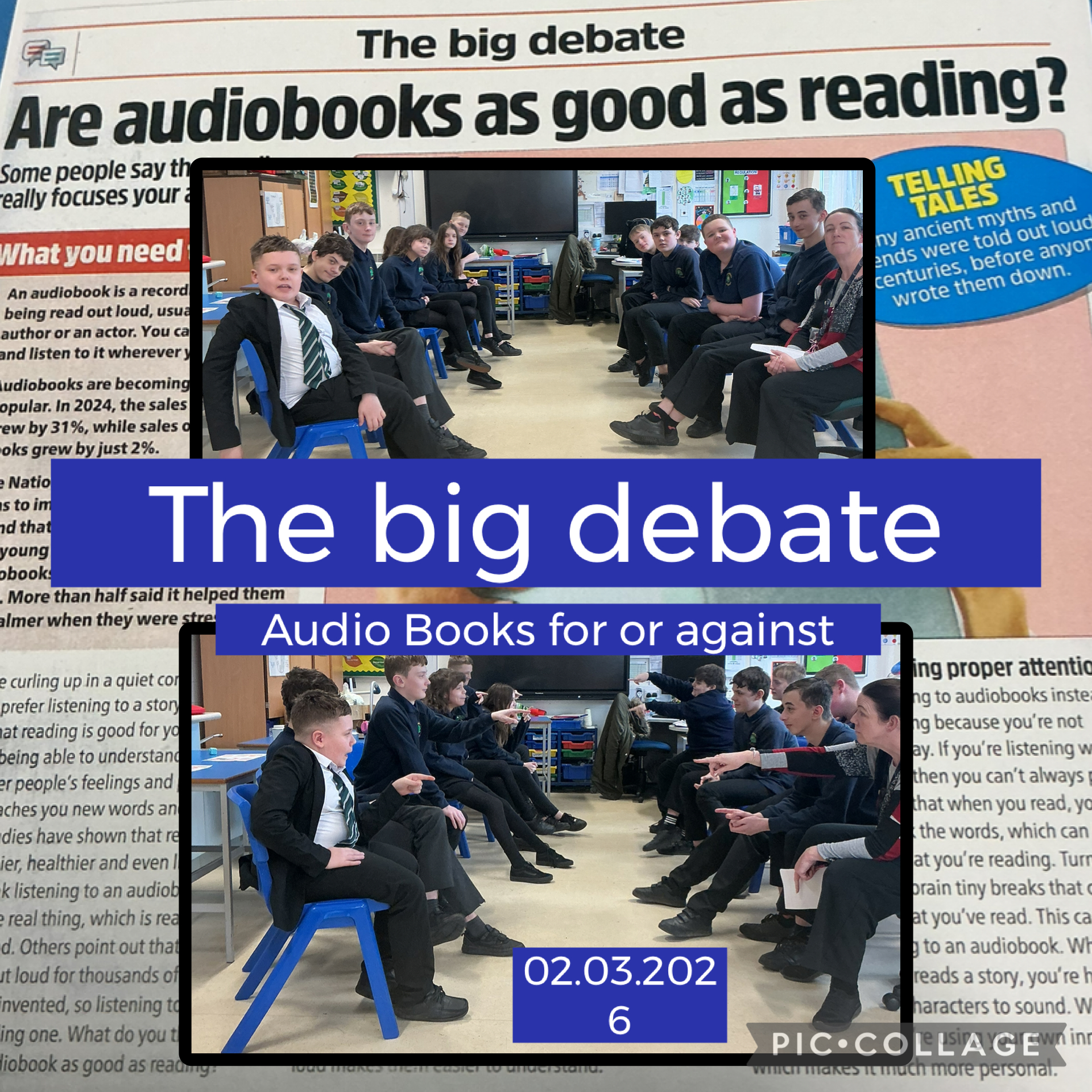 Image of The big debate.. .