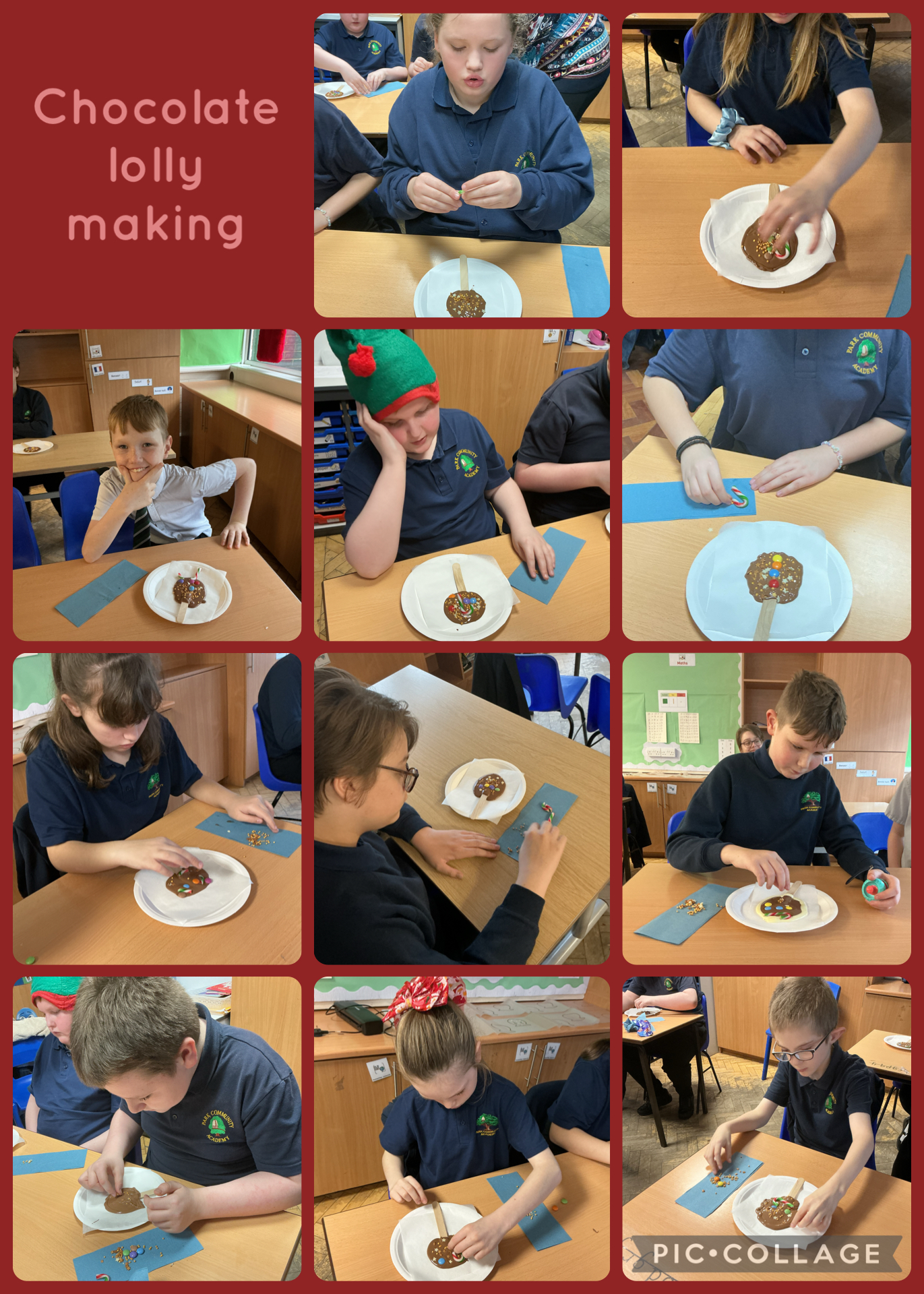 Image of Chocolate lolly making