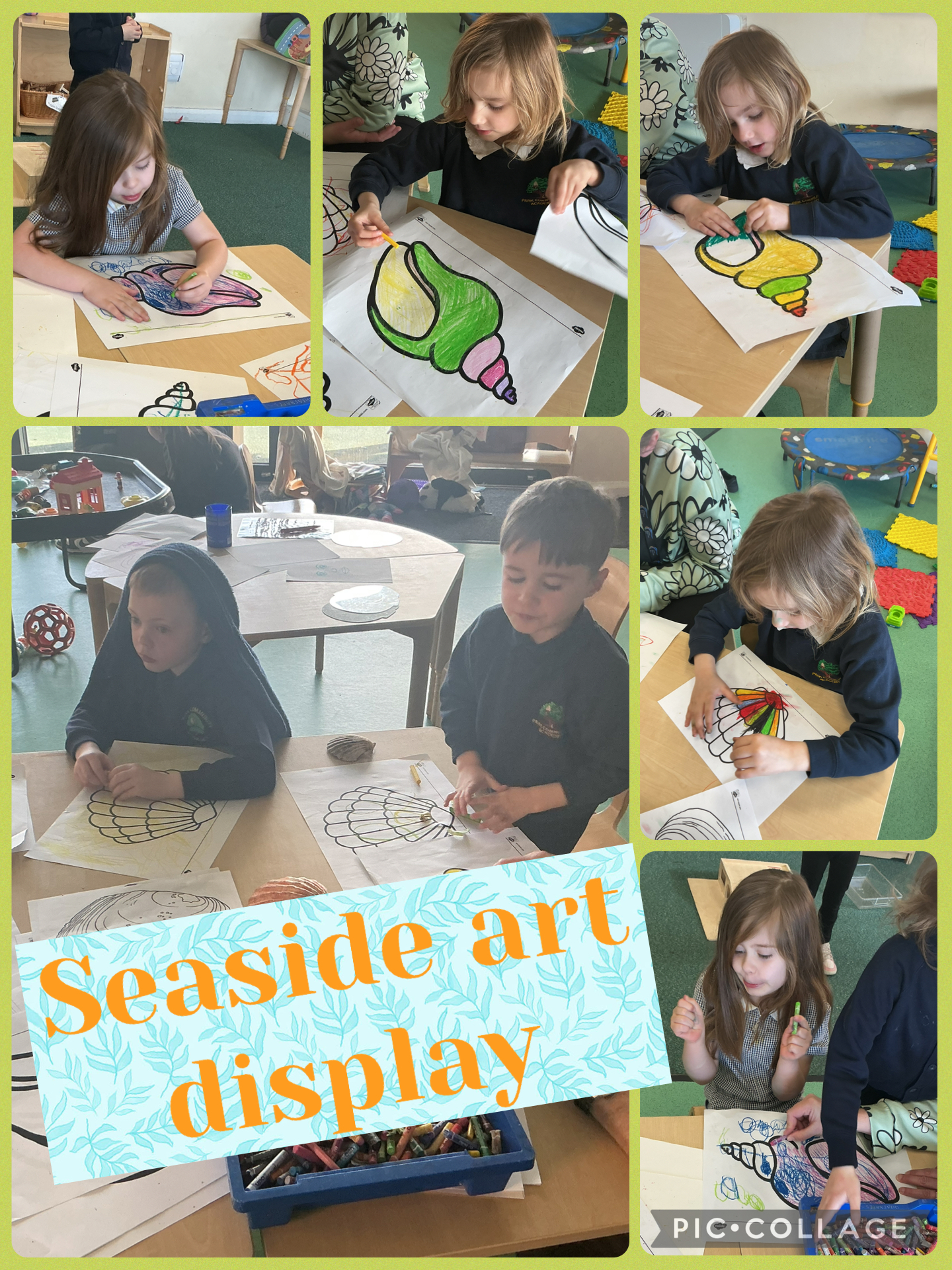 Image of Seaside art Display