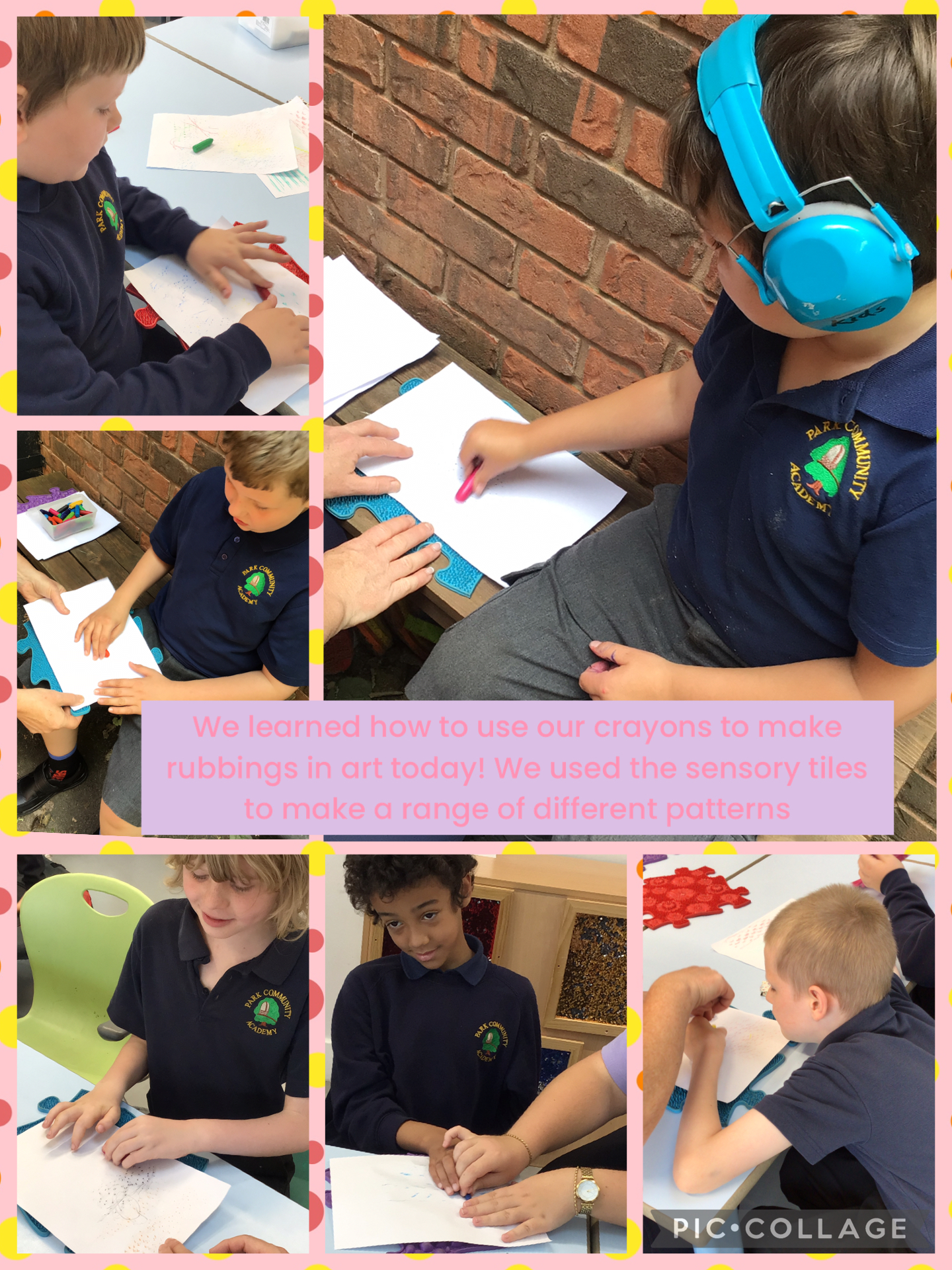 Image of Crayon rubbings!