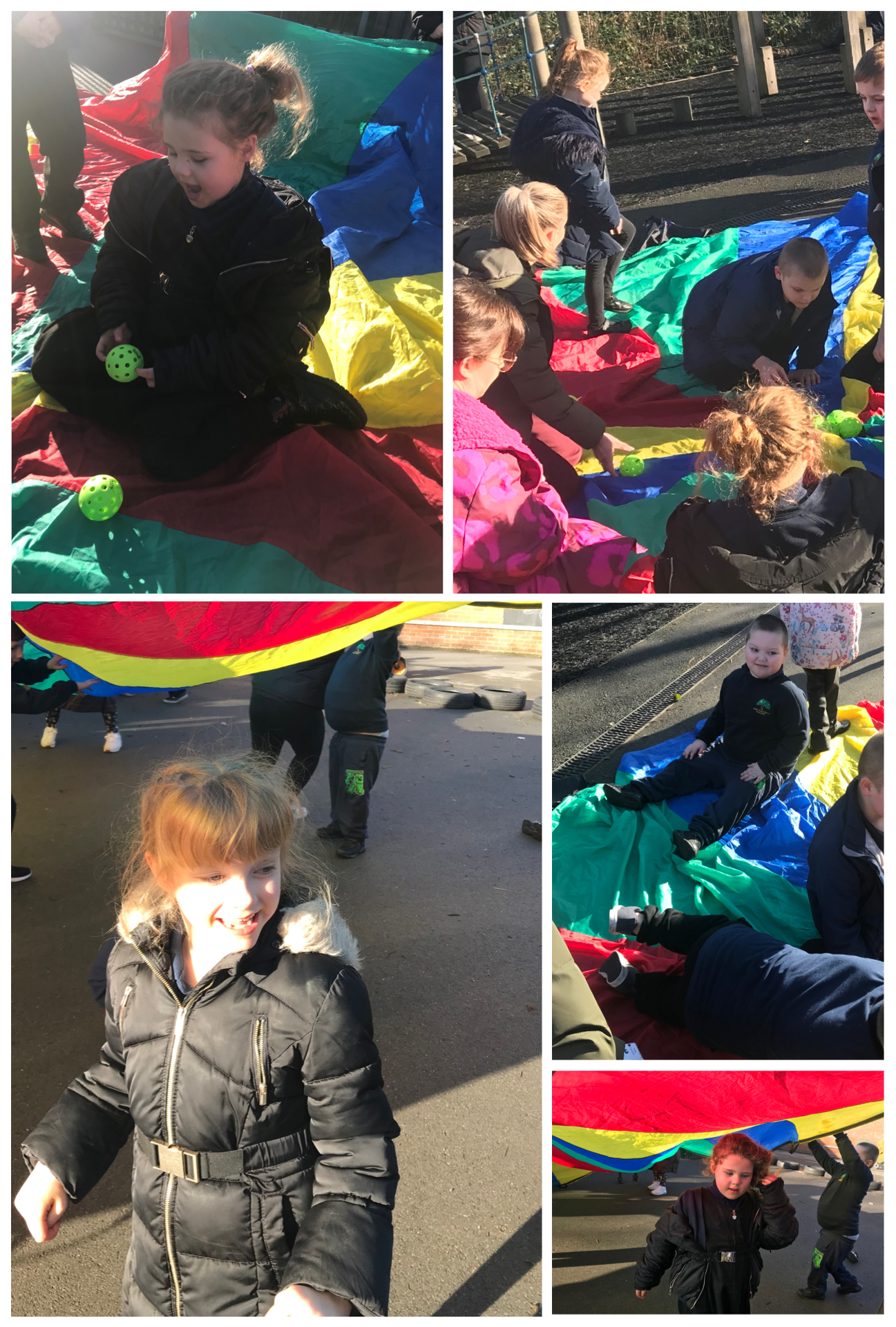 Image of Parachute play!