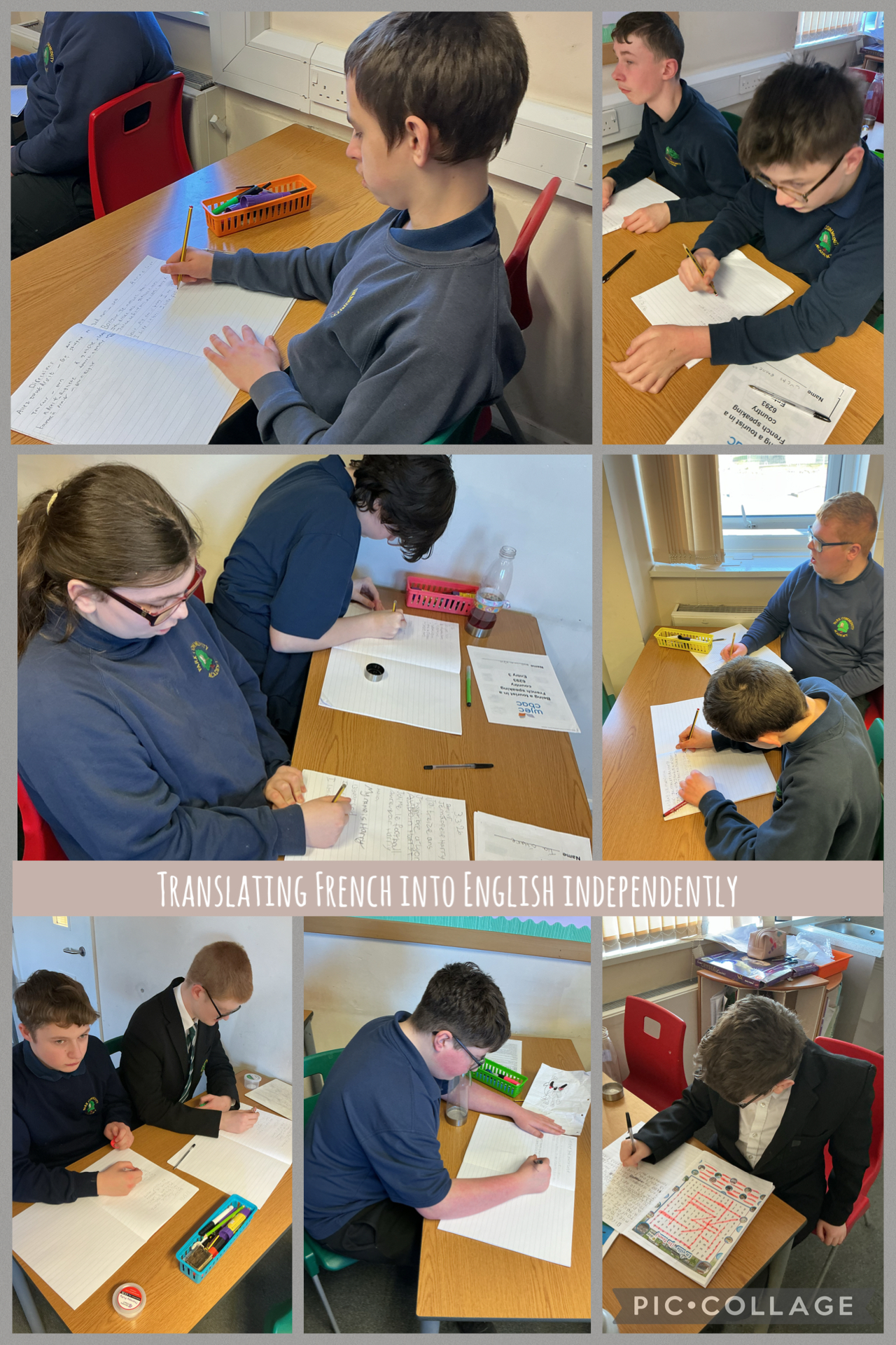 Image of Translating French into English 