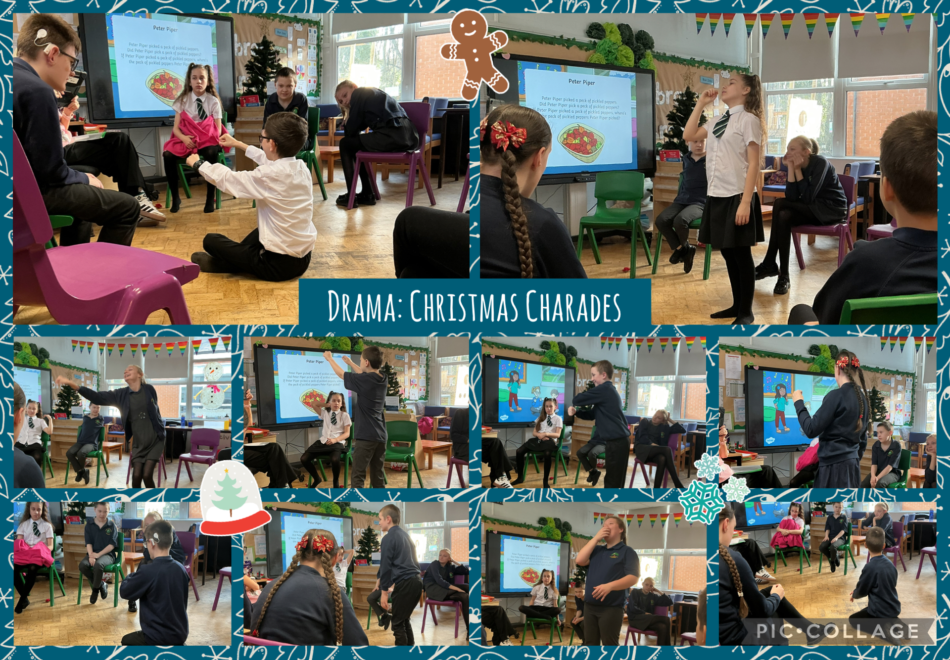 Image of Christmas charades