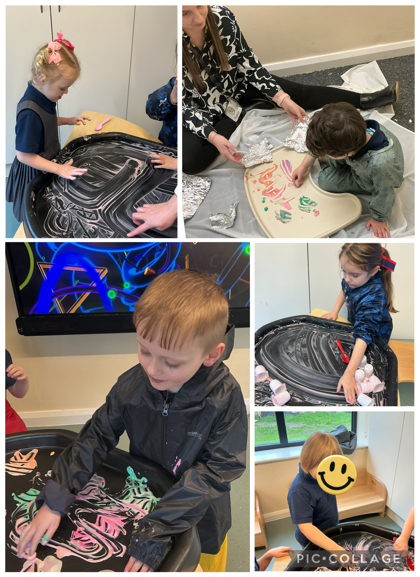 Image of Yoghurt painting