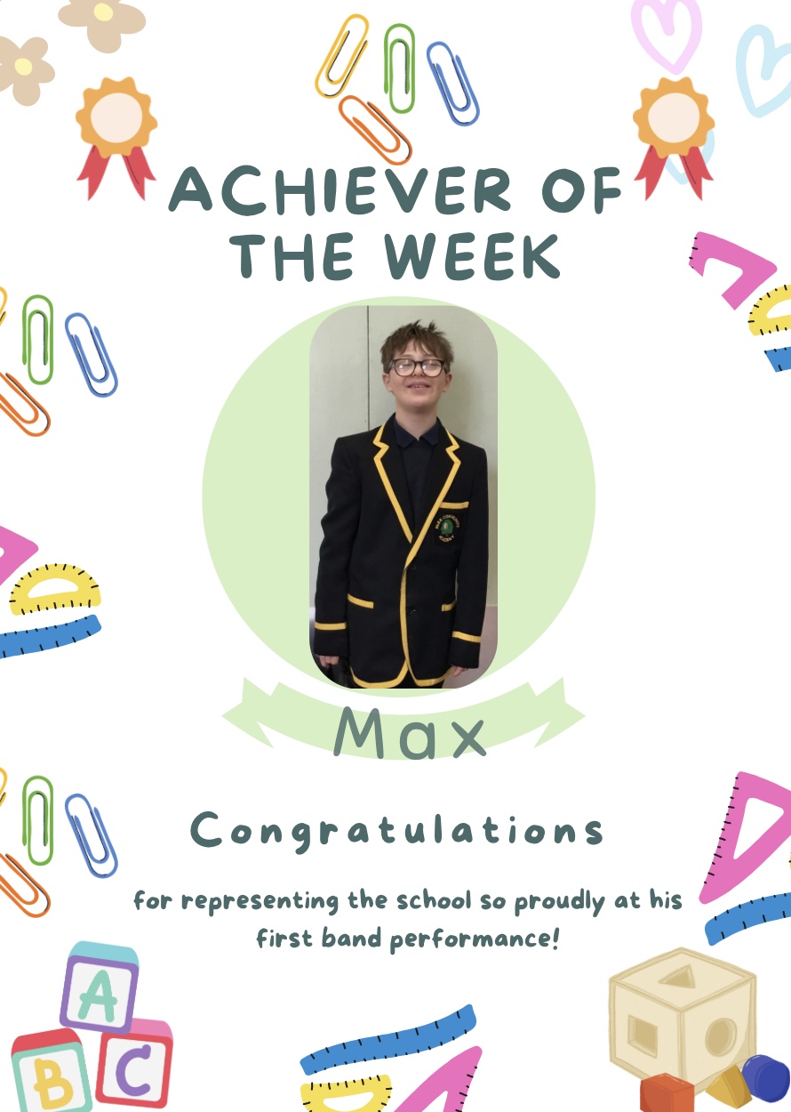 Image of Achiever of the week