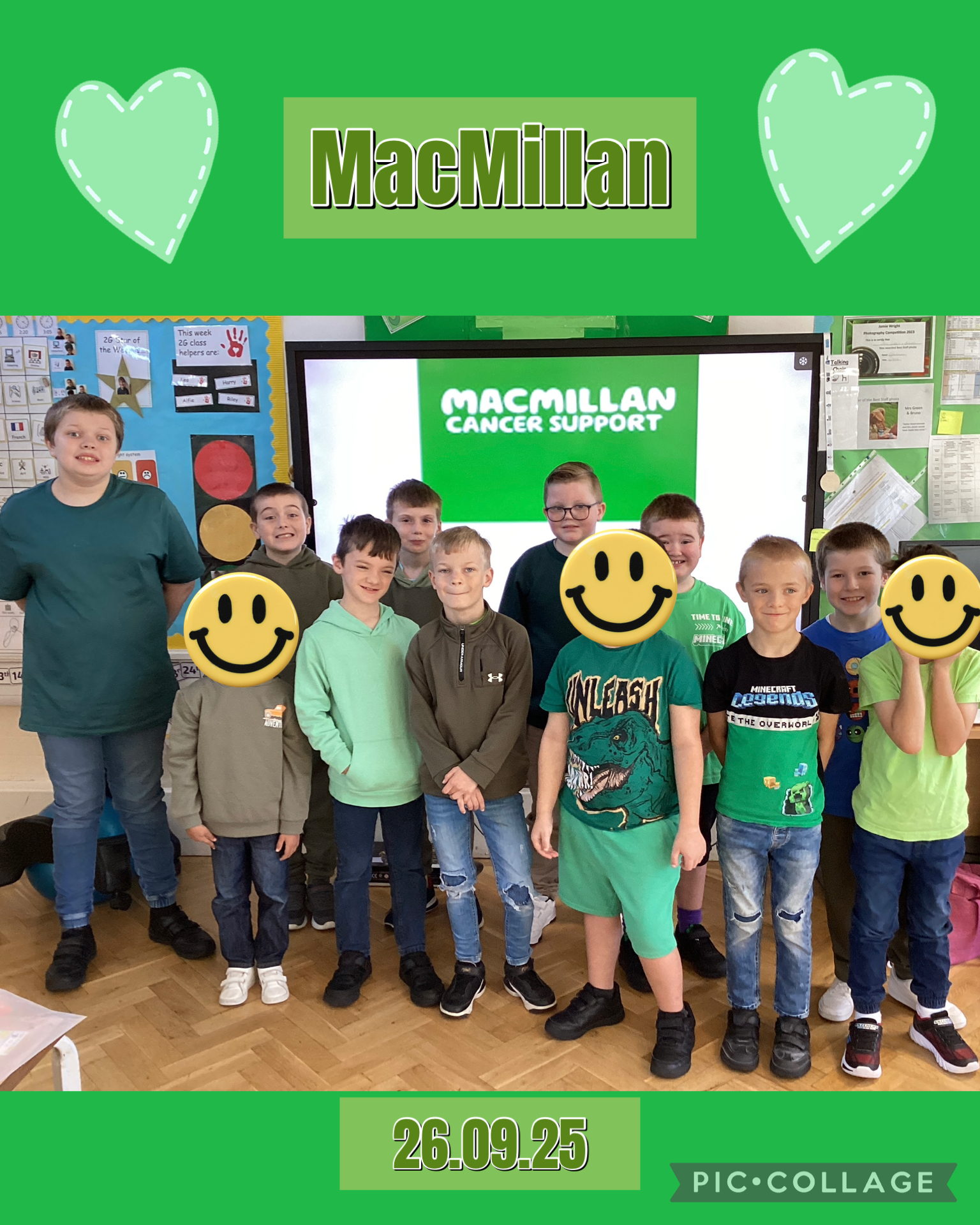 Image of Wear green and jeans!