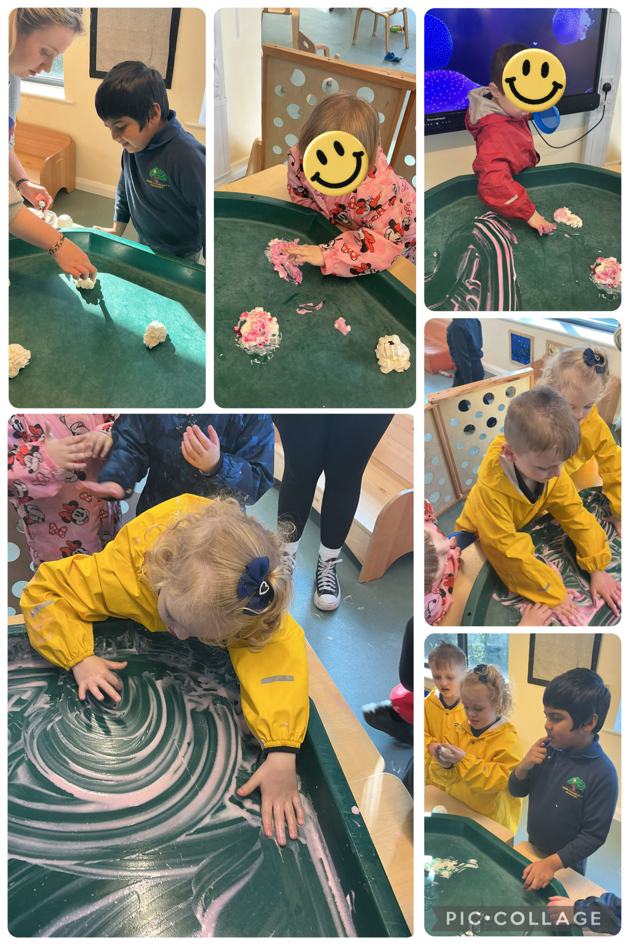 Image of Squirty cream sensory fun