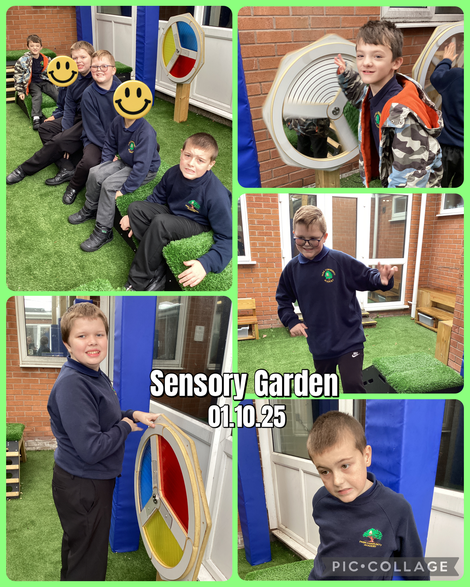 Image of Outdoor sensory play