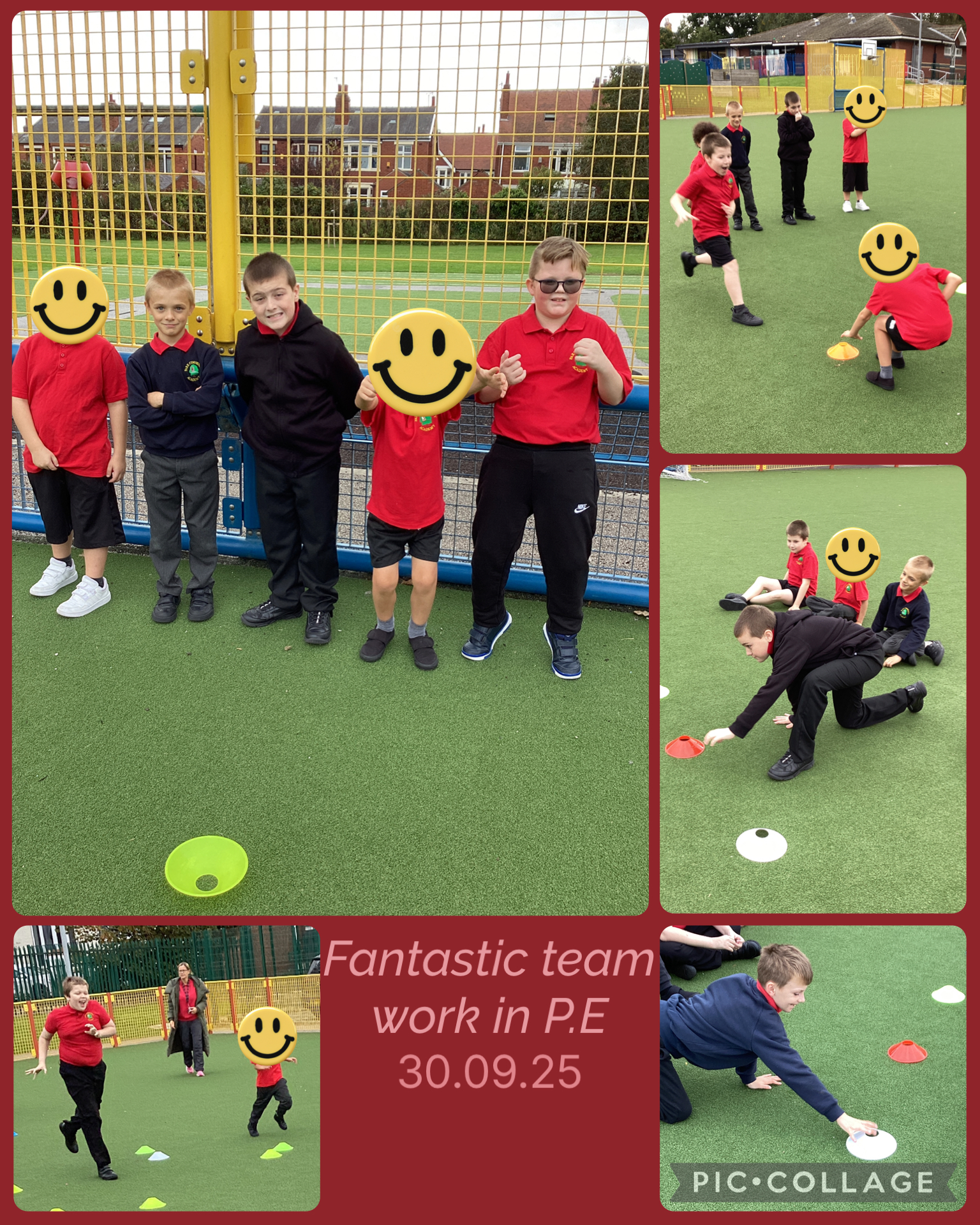 Image of Fantastic team work in P.E
