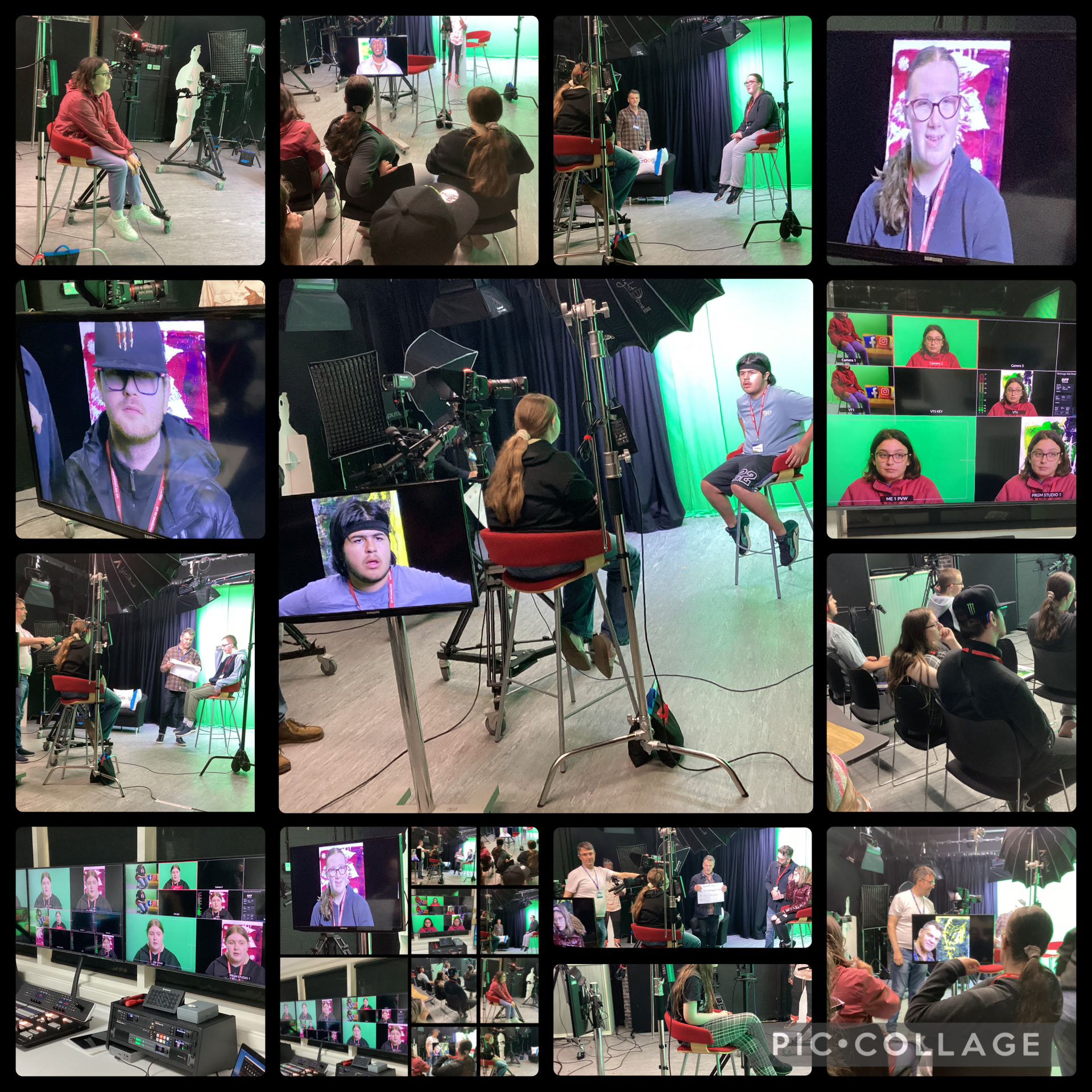 Image of TV interviewing