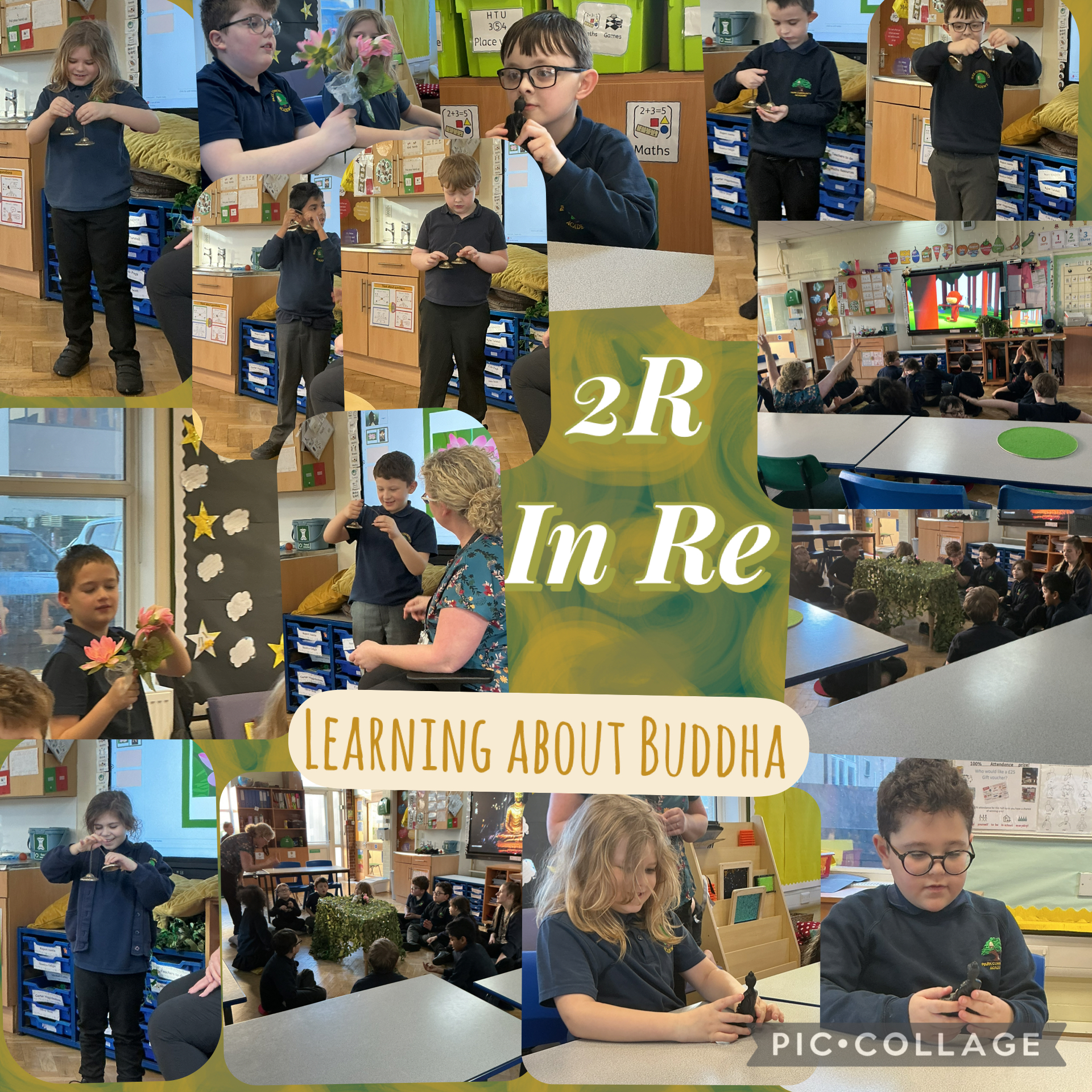 Image of 2R in RE learning about Buddha 