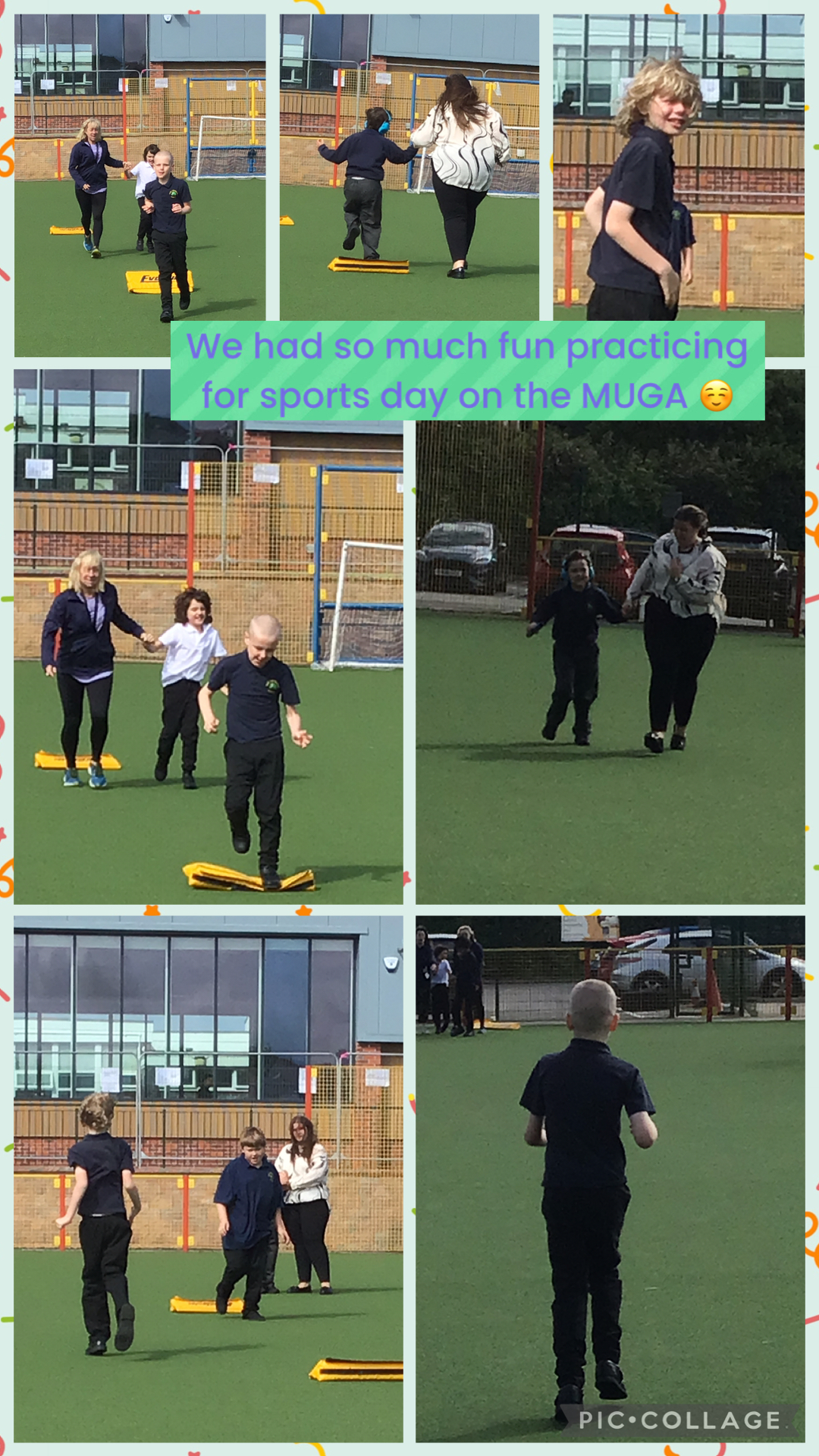 Image of Sports day practice!