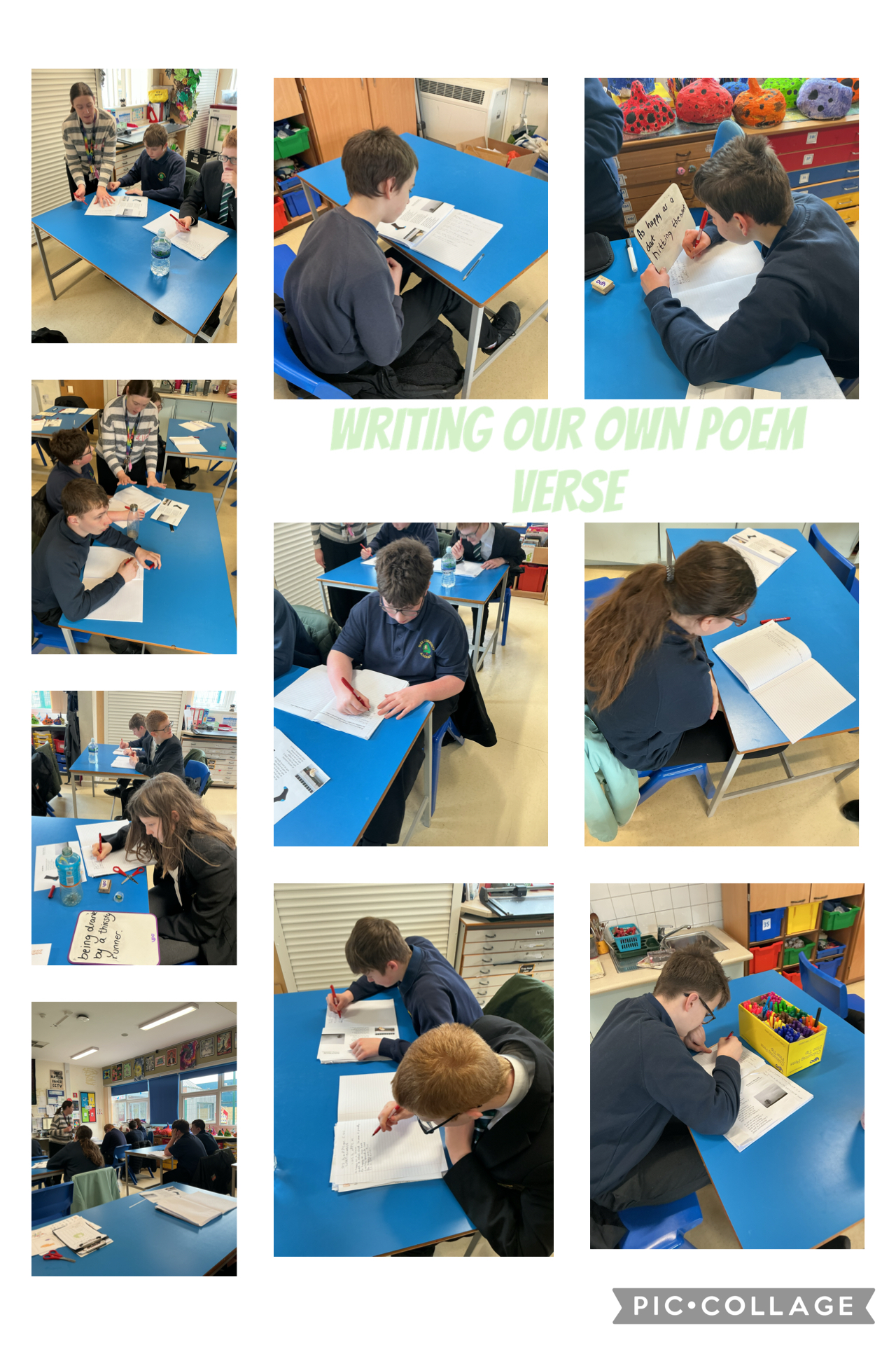 Image of Creating a Poem Verse