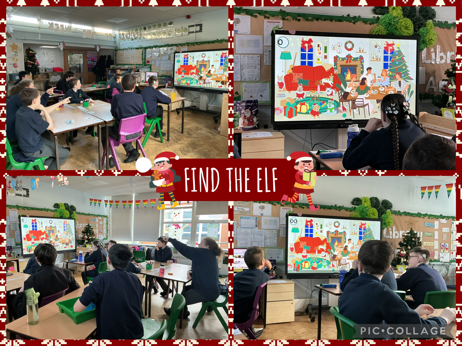 Image of Find the elf game 