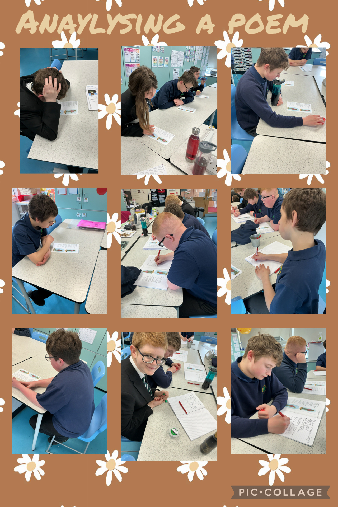 Image of Analysing a poem 