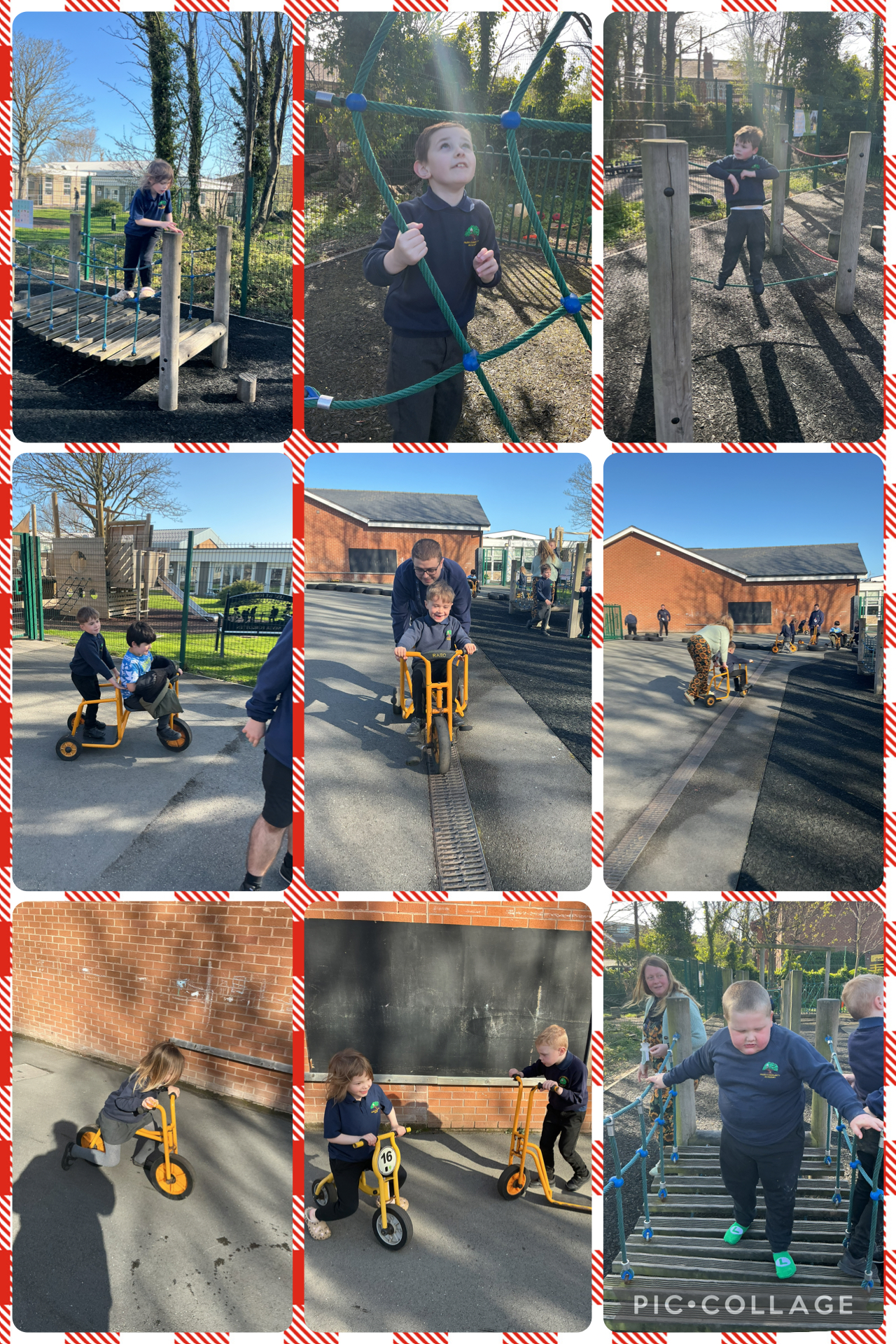 Image of We love exploring the berry building playground