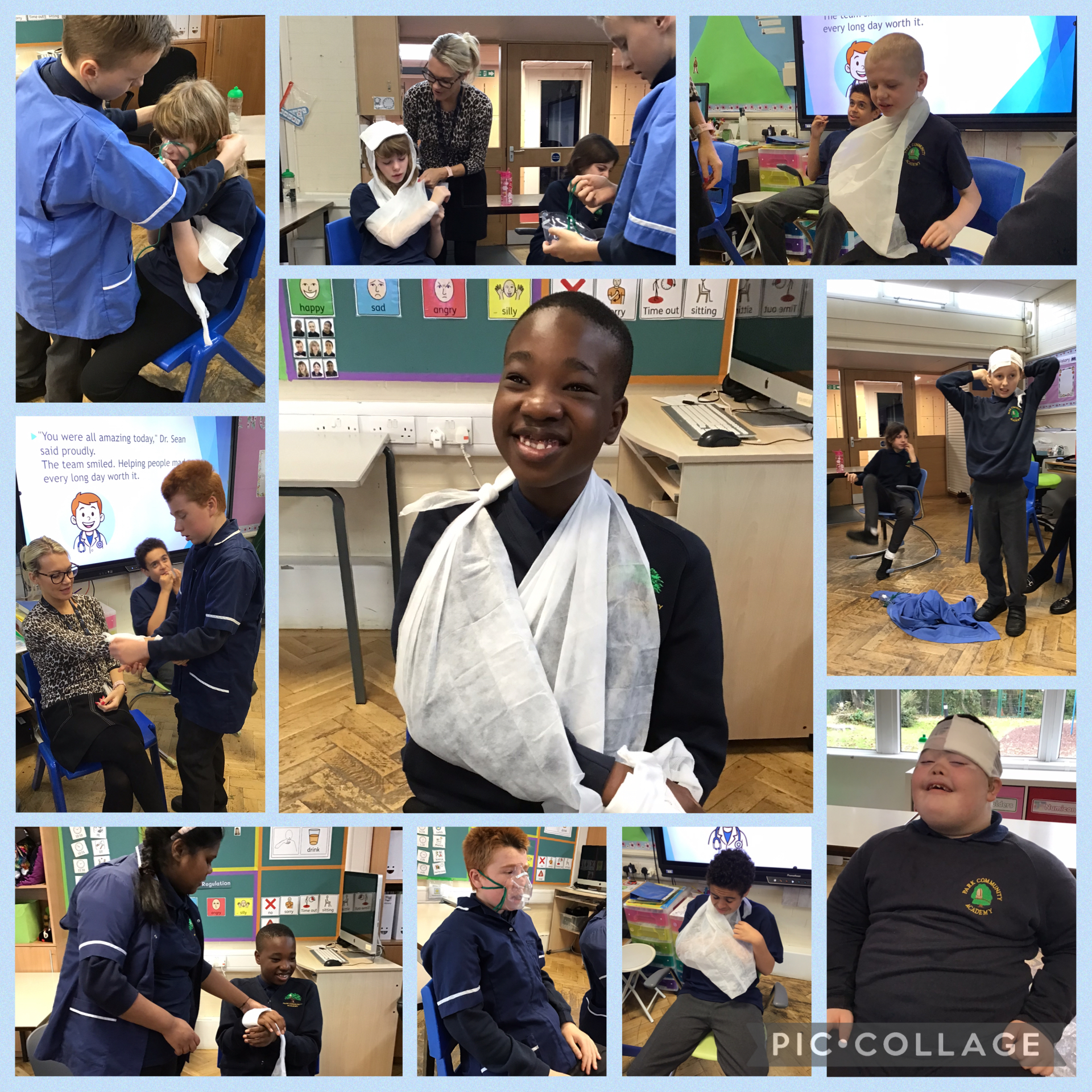 Image of Doctor role play in Drama 