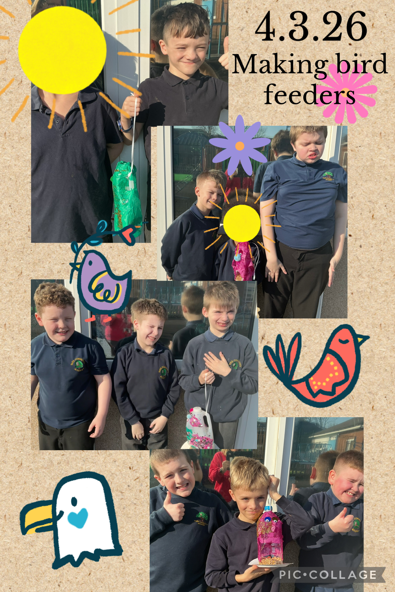 Image of Switch off fun. Bird feeders! 