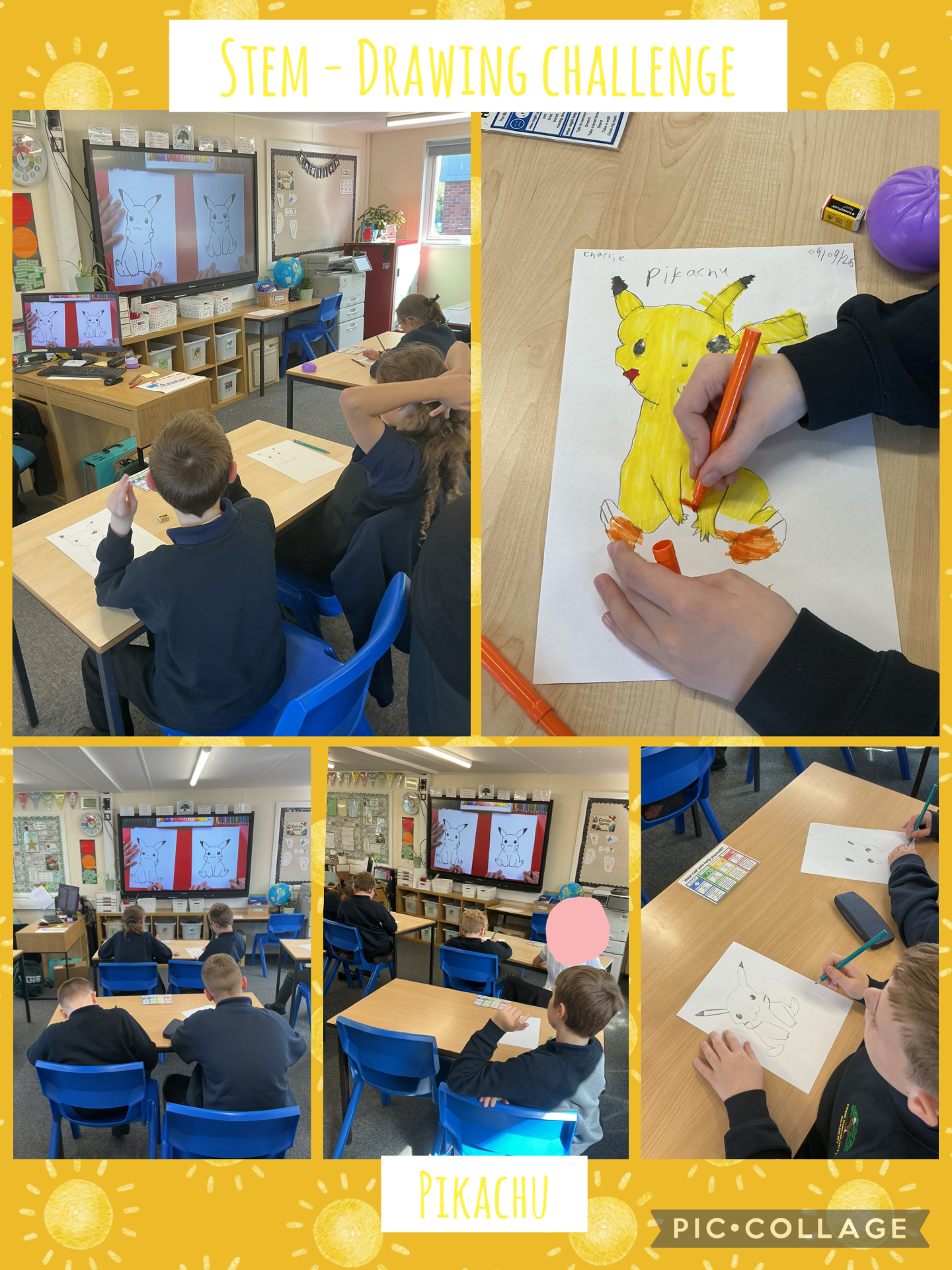 Image of Drawing challenge - Pikachu