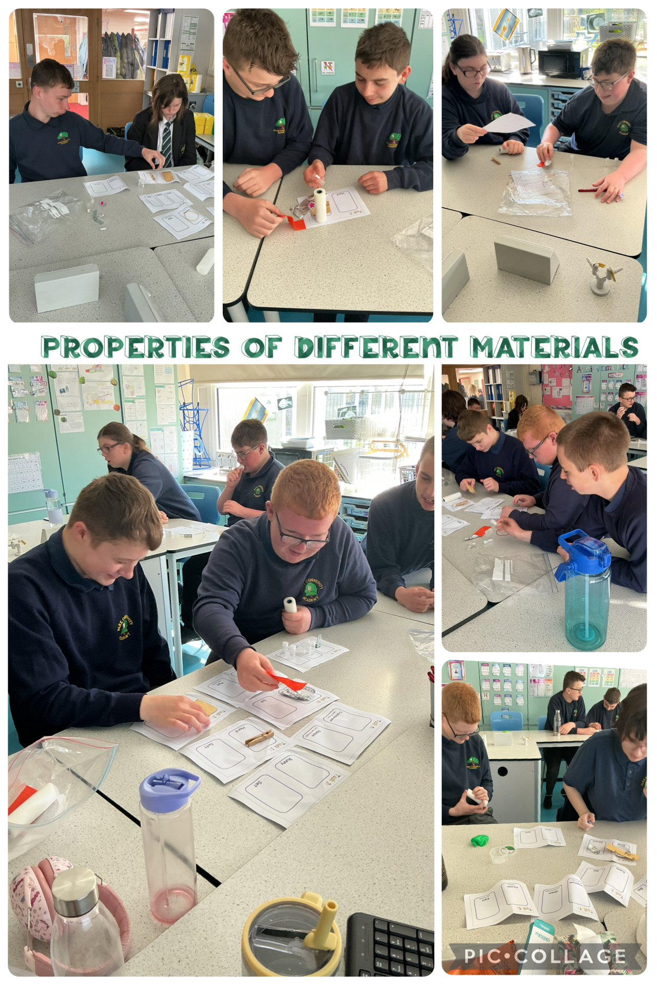 Image of Properties of Different Materials 