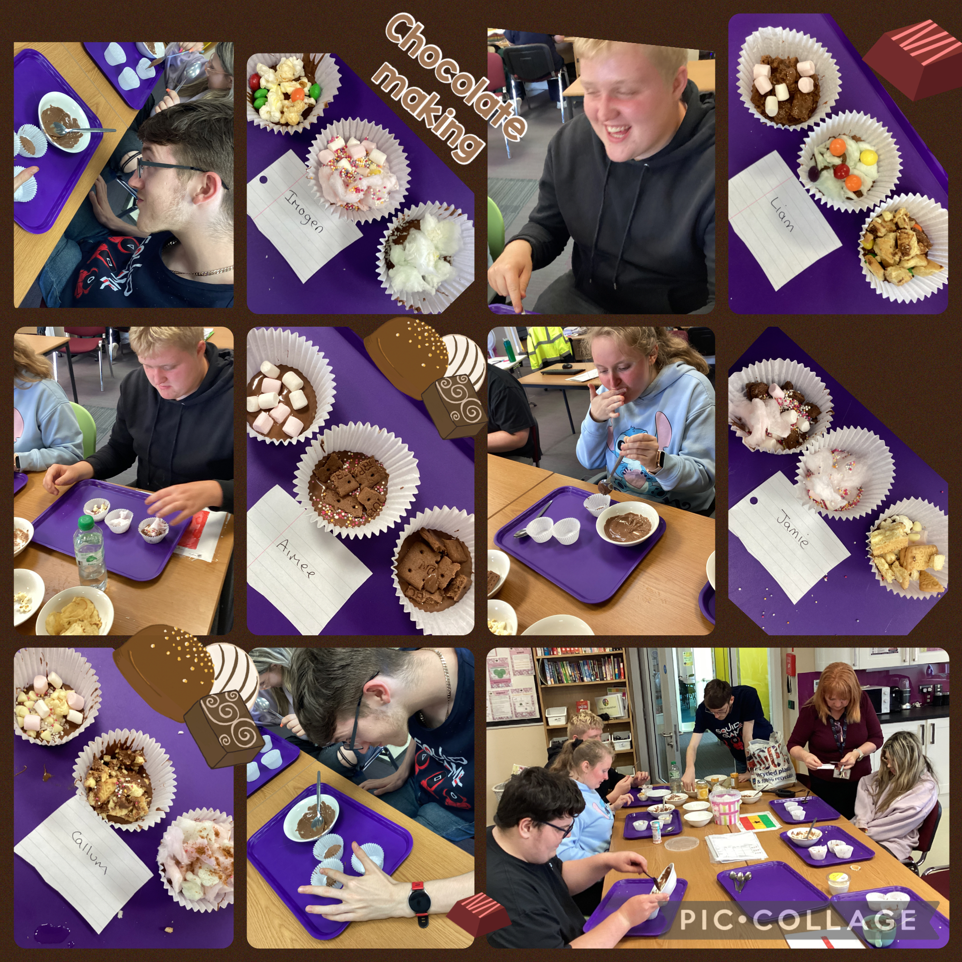 Image of Chocolate making