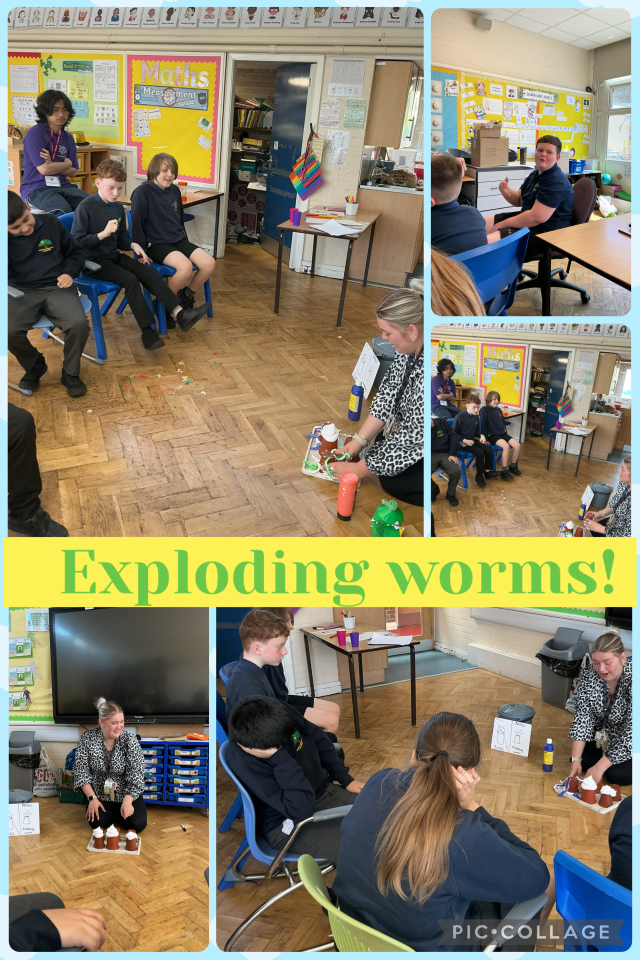 Image of Exploding worms