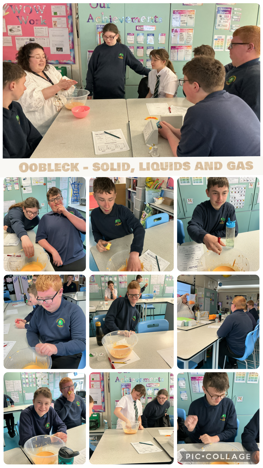 Image of Solid, Liquid and Gas