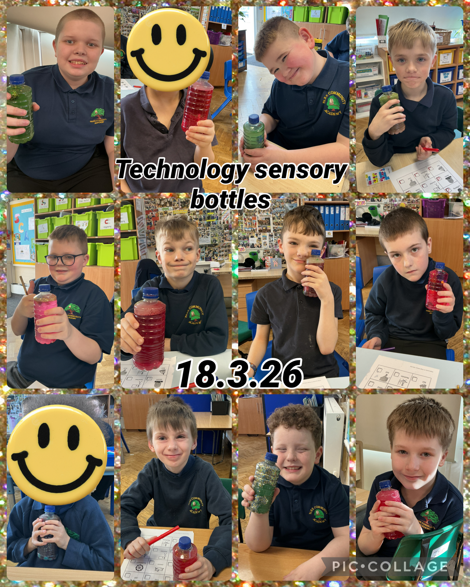 Image of Making sensory bottles in Technology