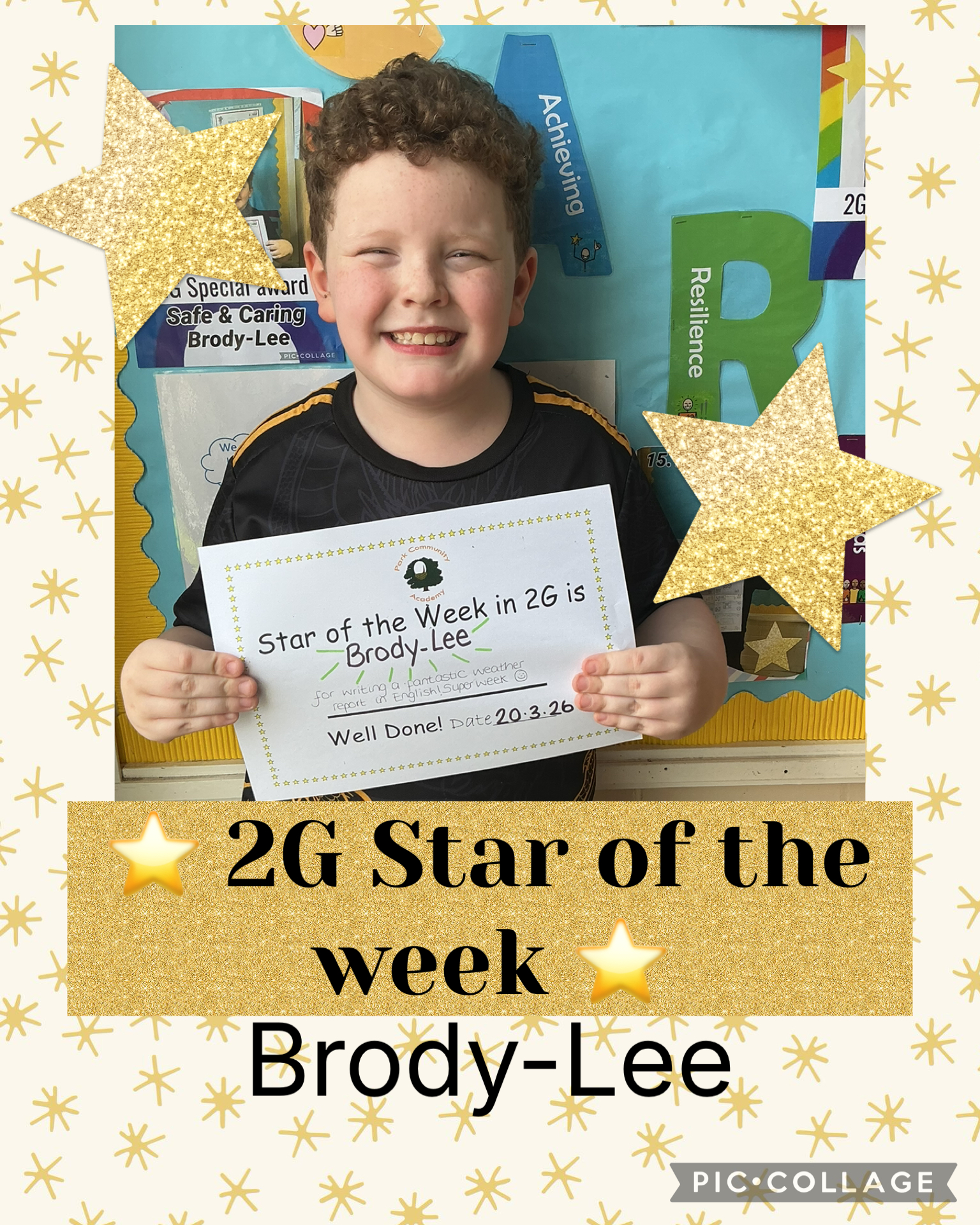 Image of 2G Star Of The Week