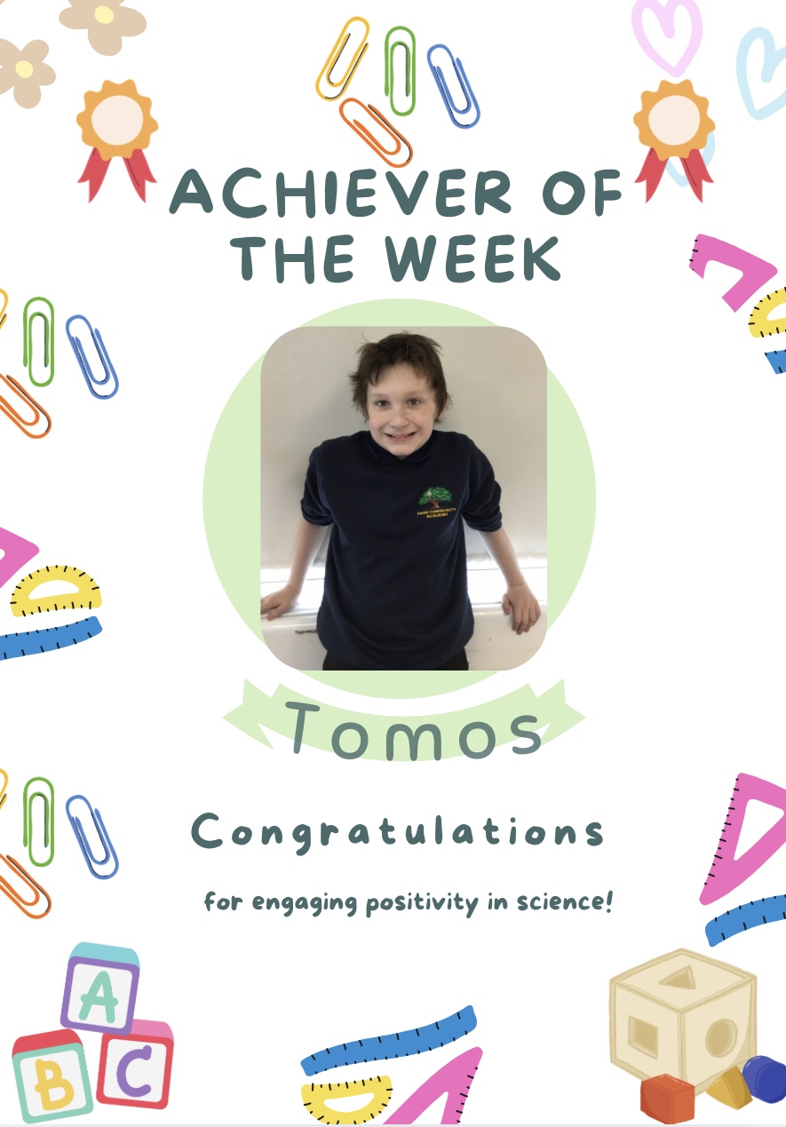 Image of Achiever of the week