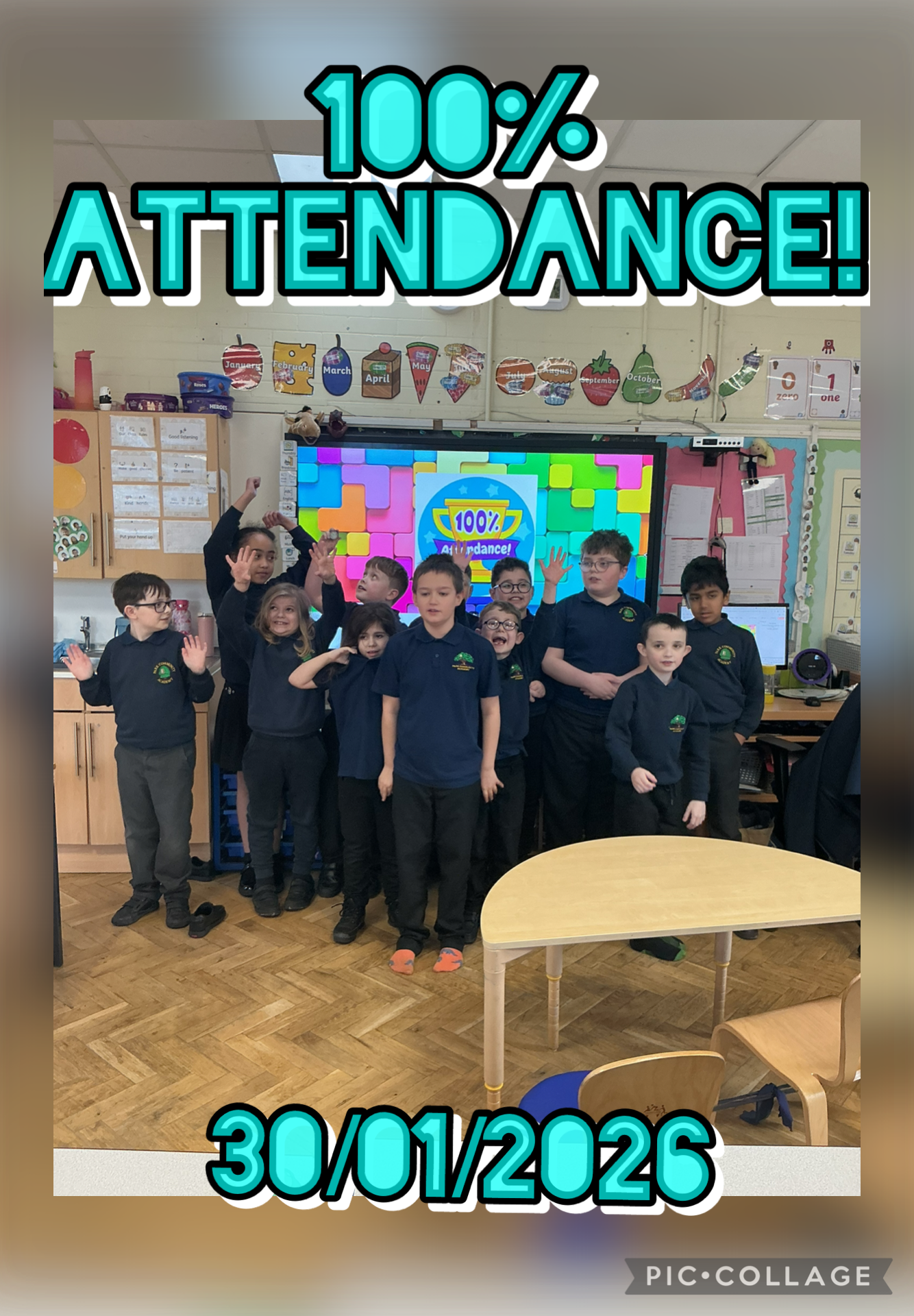 Image of 100% Attendance!