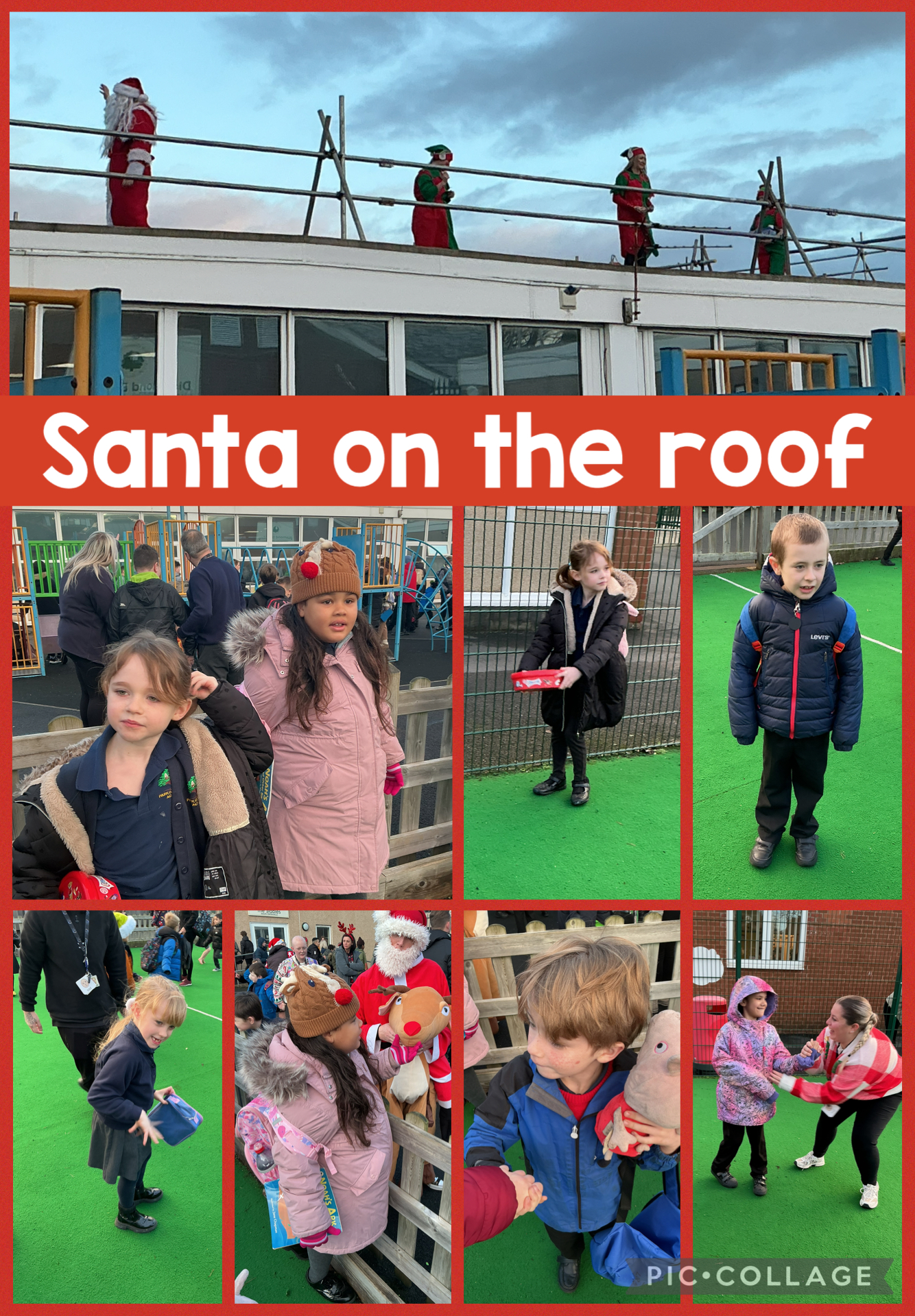 Image of Santa on the roof