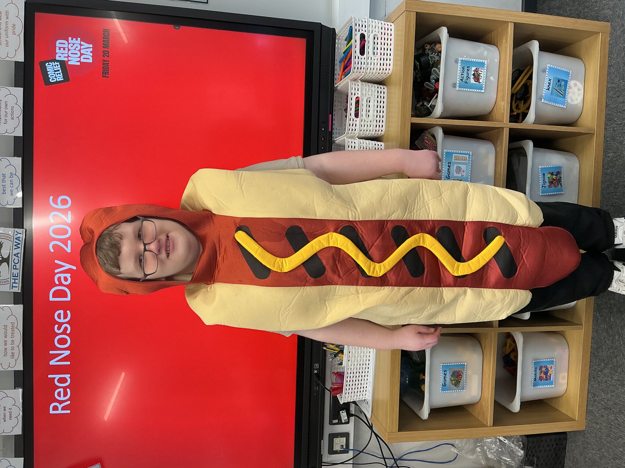 Image of Cameron and Comic Relief