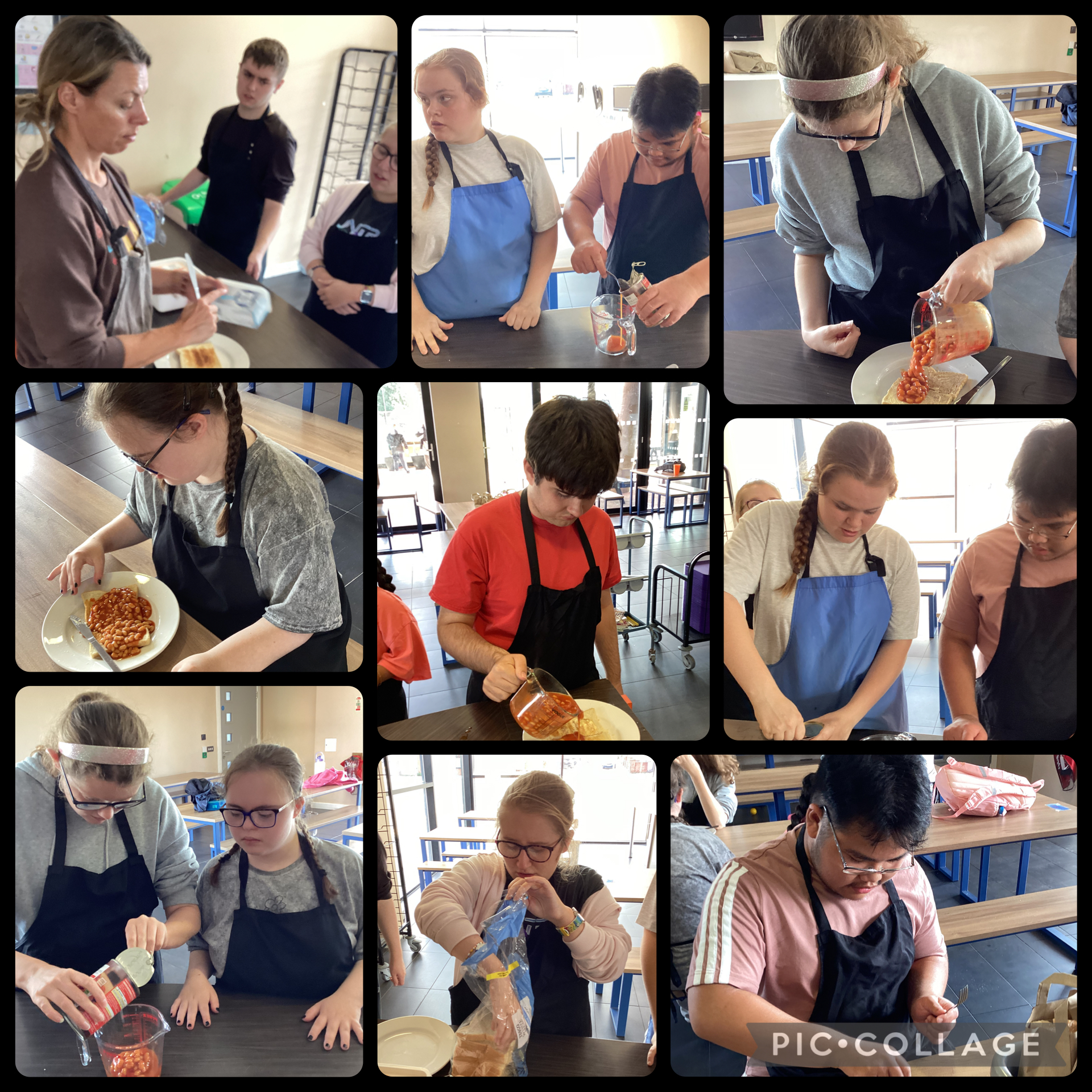 Image of KS5 College cooking group