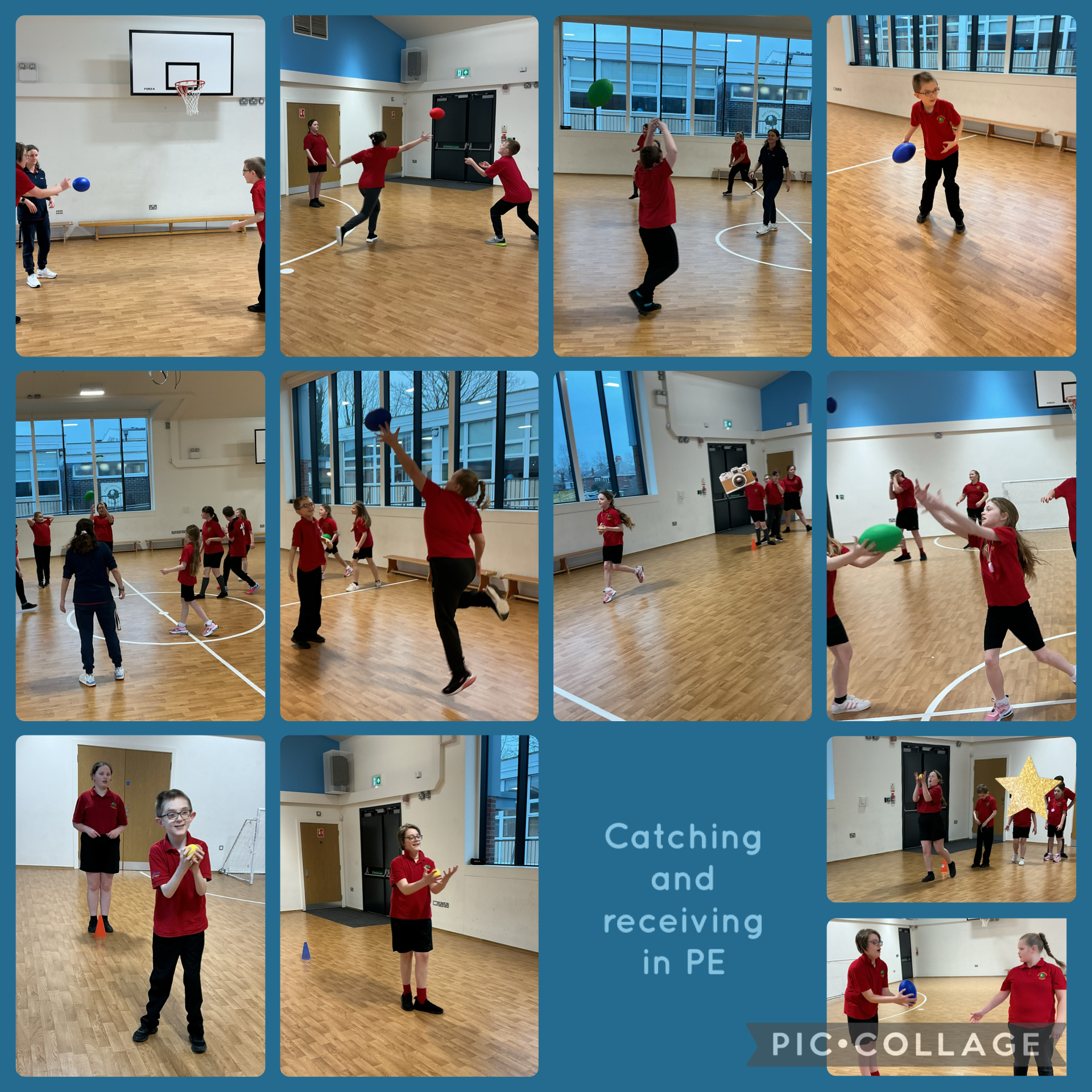 Image of Feeding and receiving in PE
