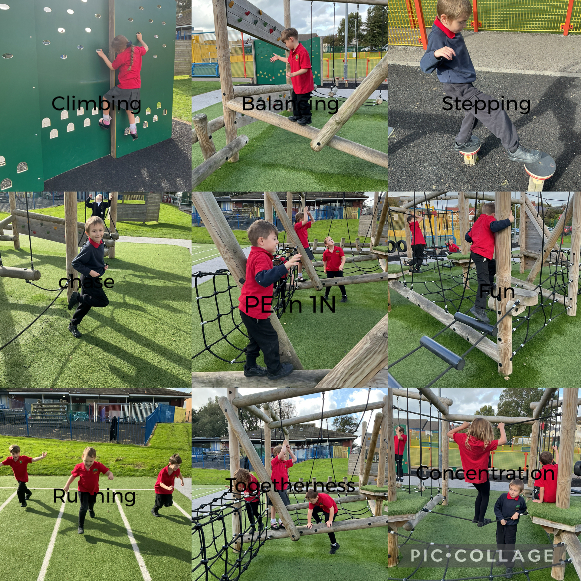 Image of Climbing and balancing 
