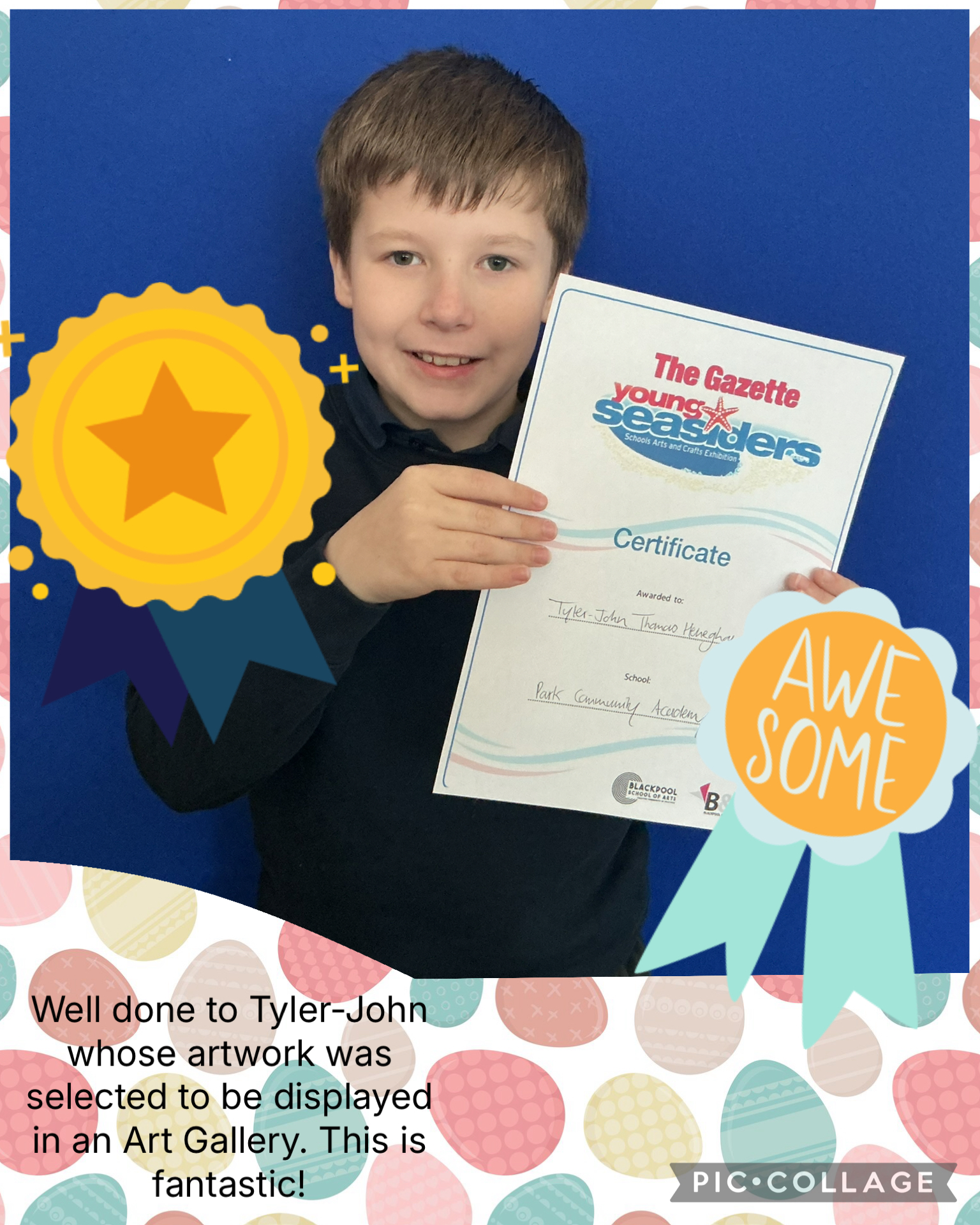 Image of Huge well done!