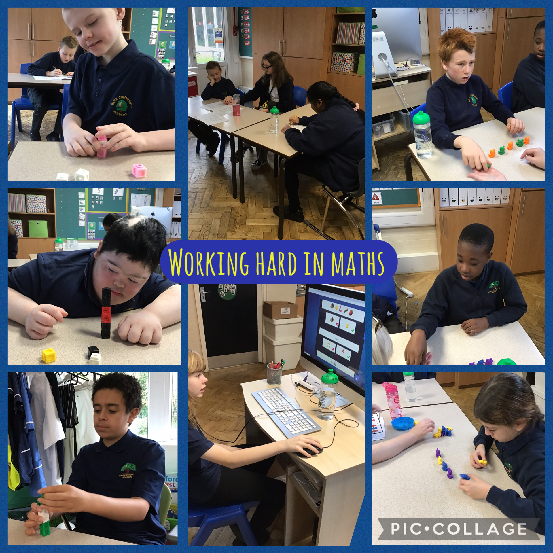 Image of 3T worked super hard in Maths today! 