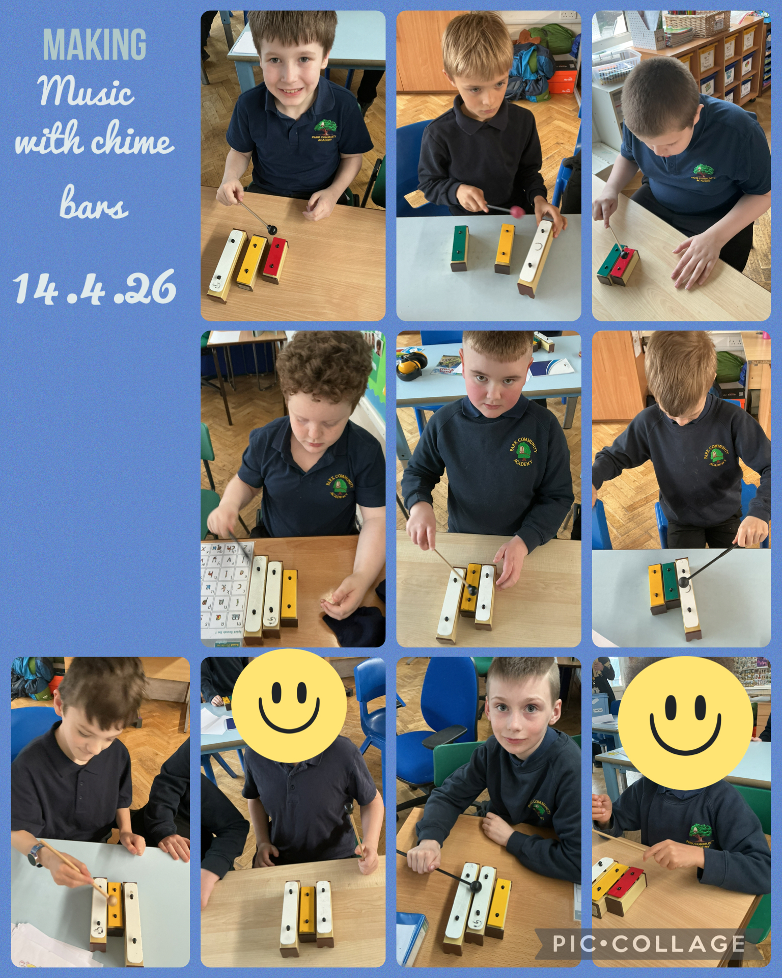 Image of Chime bars in music! 